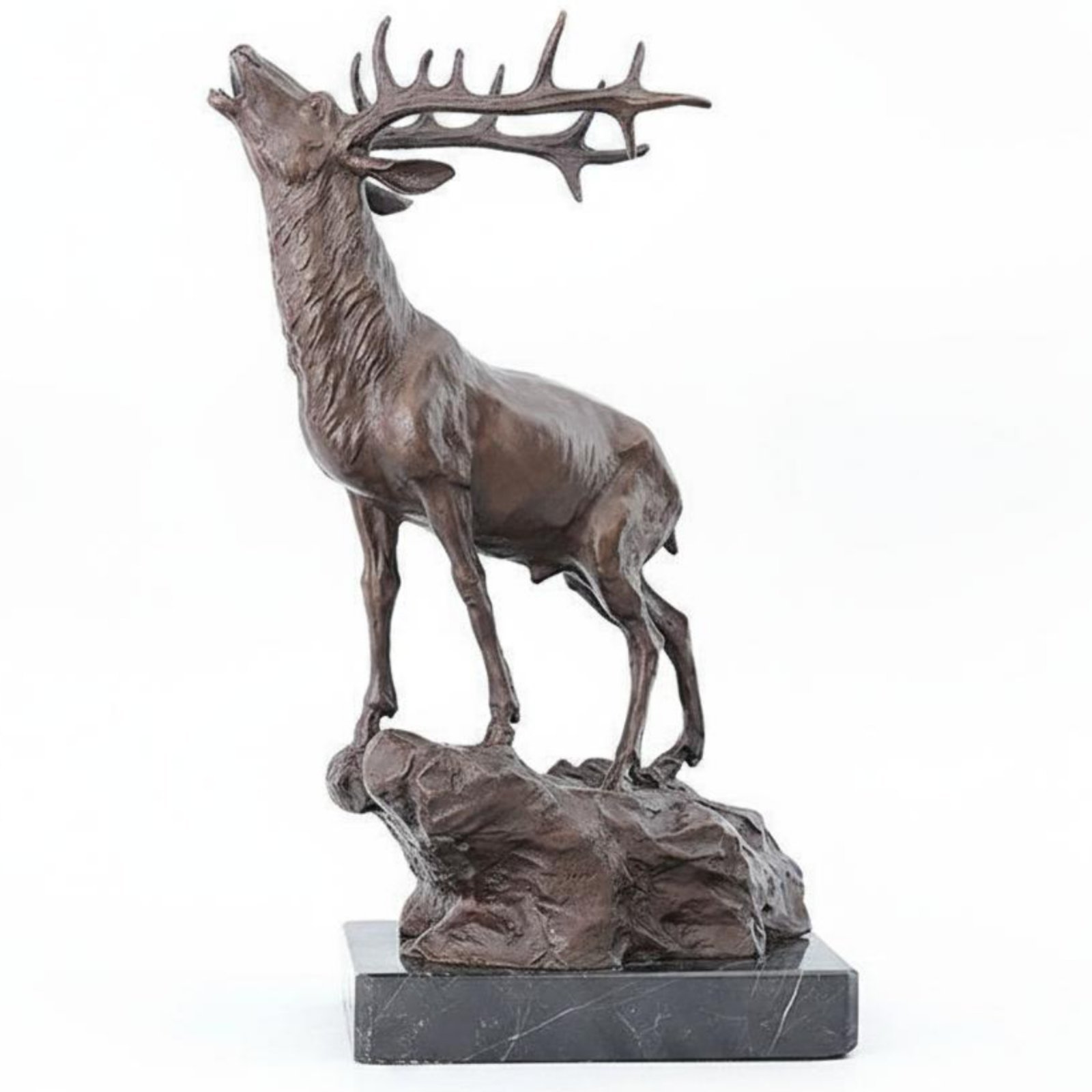 Bronze Deer Sculpture