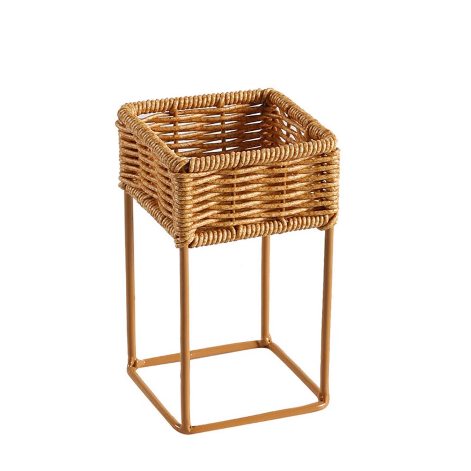Tabletop Rattan Basket Stand
