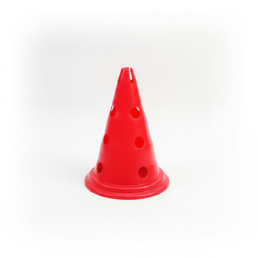 Training Cones – Round Base with Holes 30cm