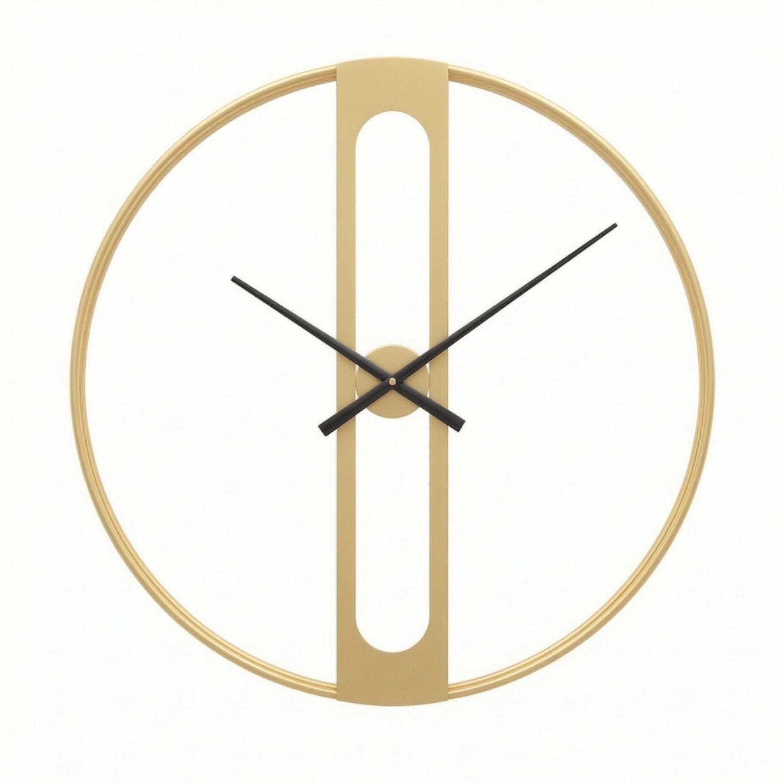 Metal Geometric Wall Clock