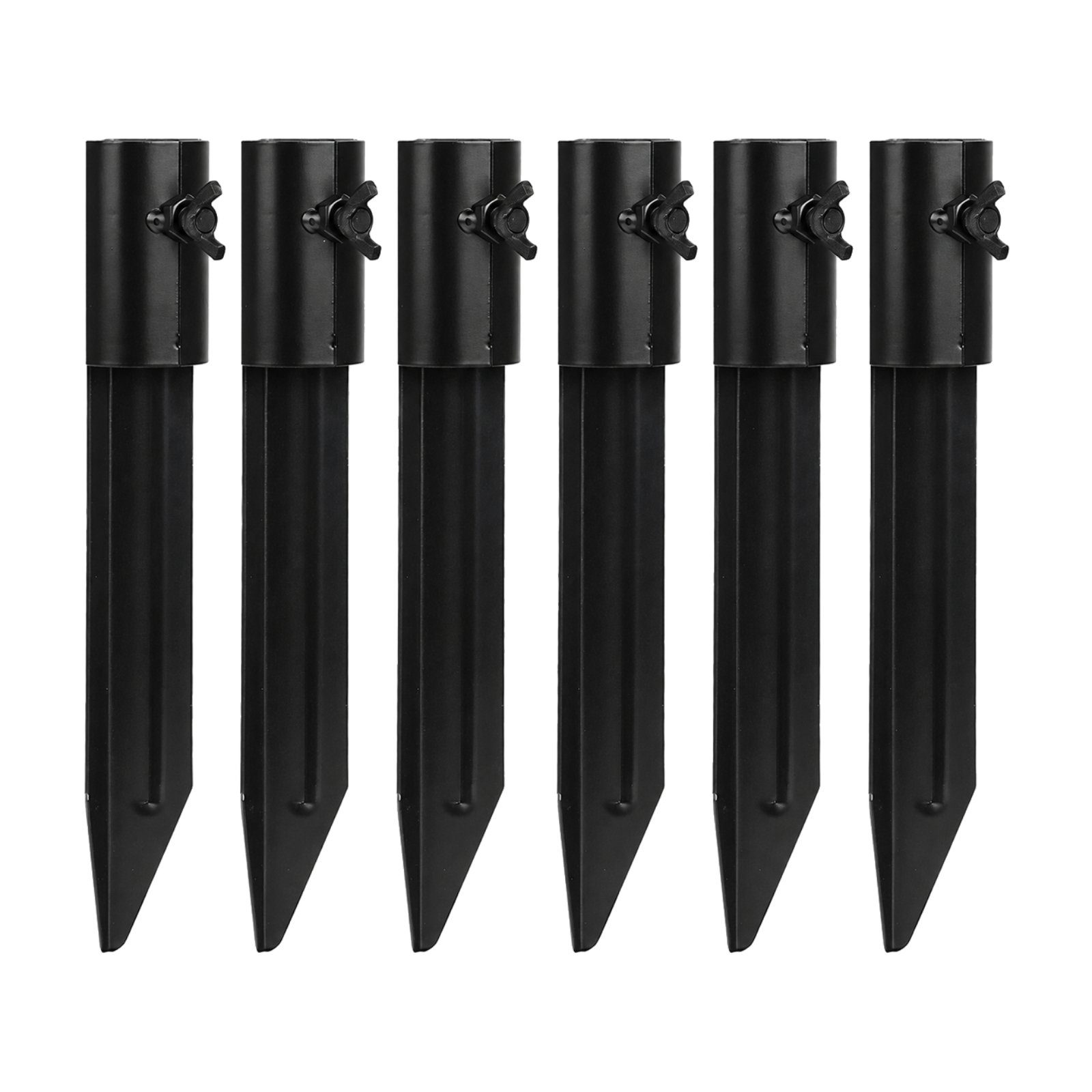 6-Piece Adjustable Torch Ground Stake