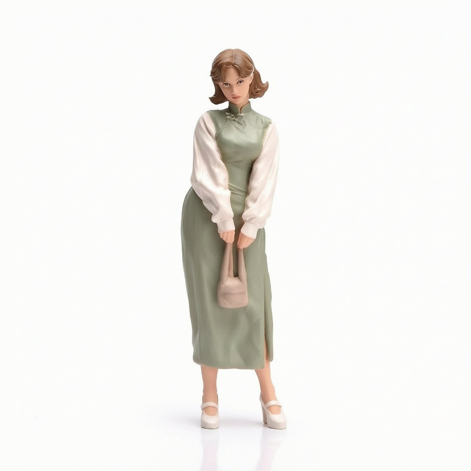 Miniature Figurine with Handbag