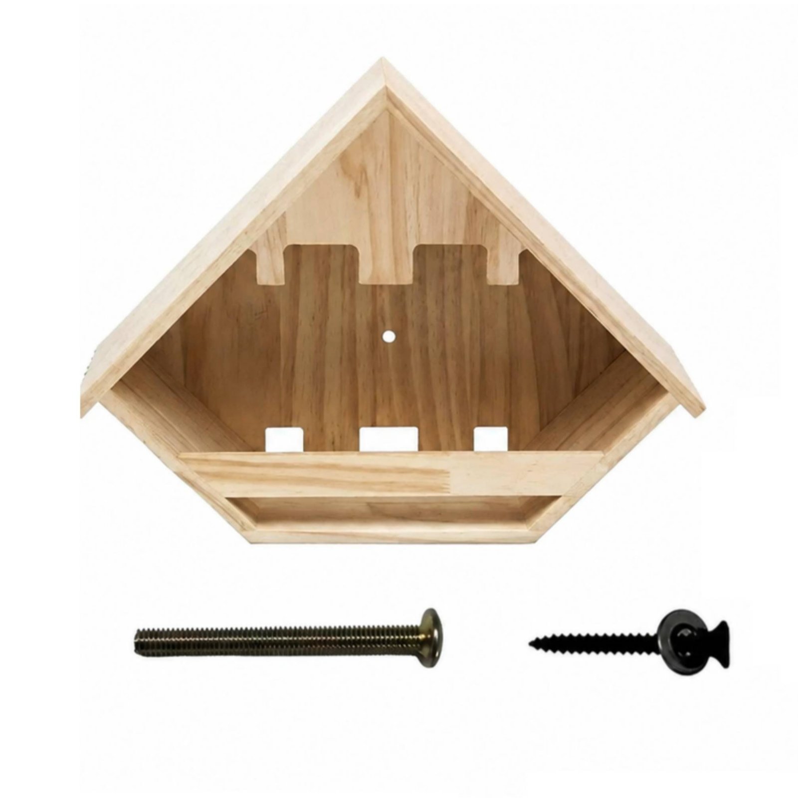 Wood Wall-Mounted Bird House