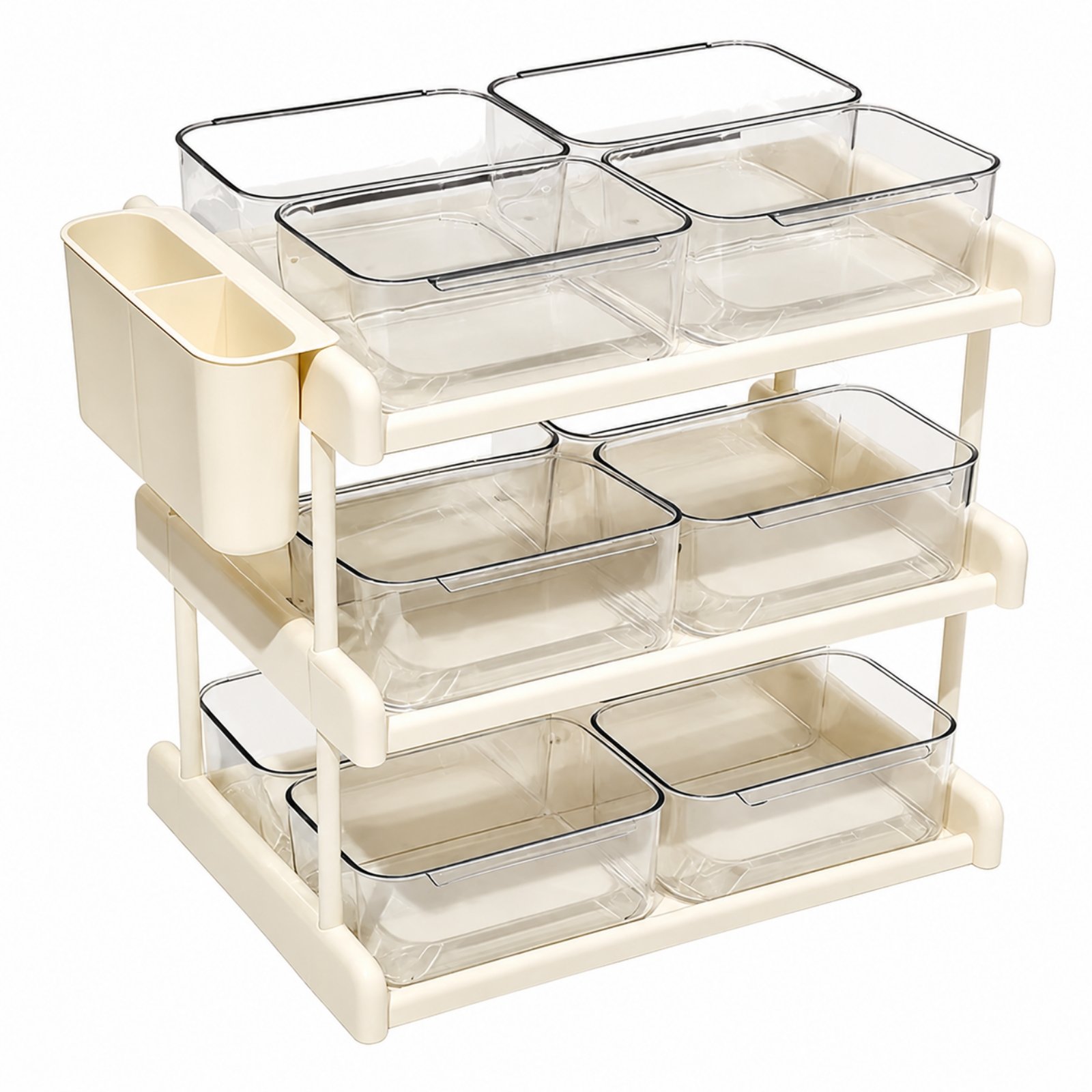 Three-Tier Rotating Storage Rack