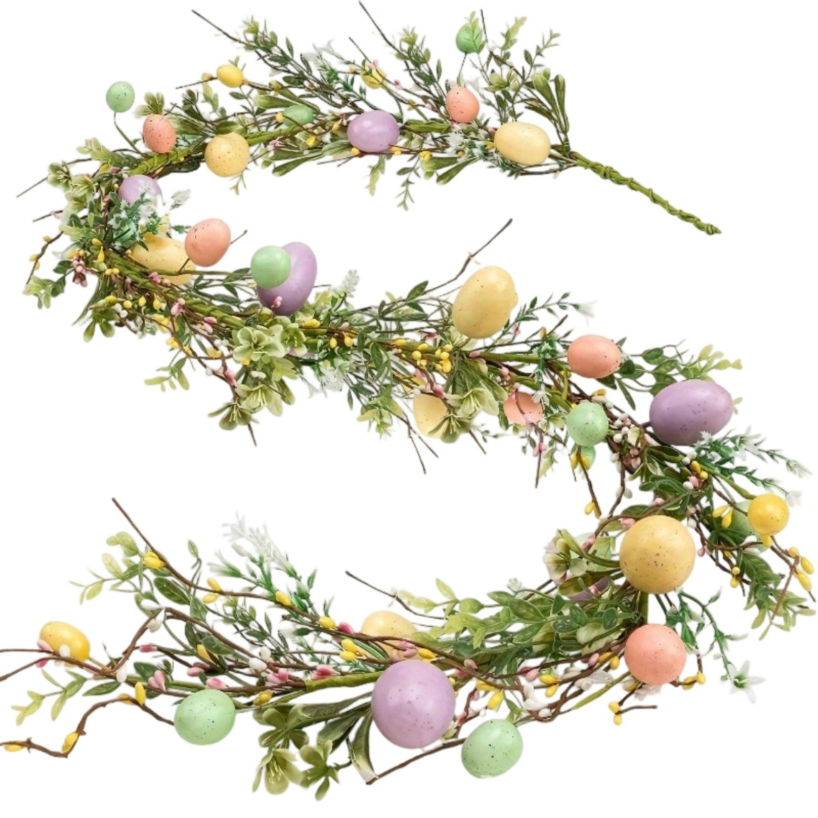 Easter Oval Twine Wreath