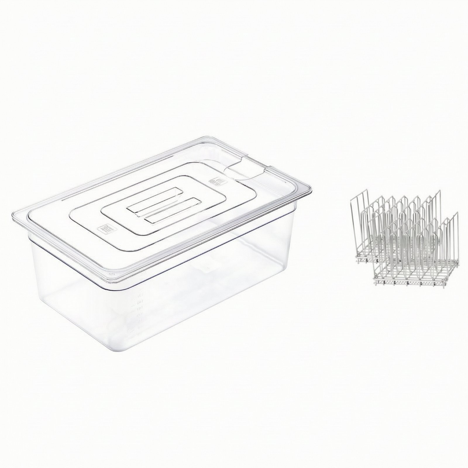 Sous Vide Tub with Lid and Rack