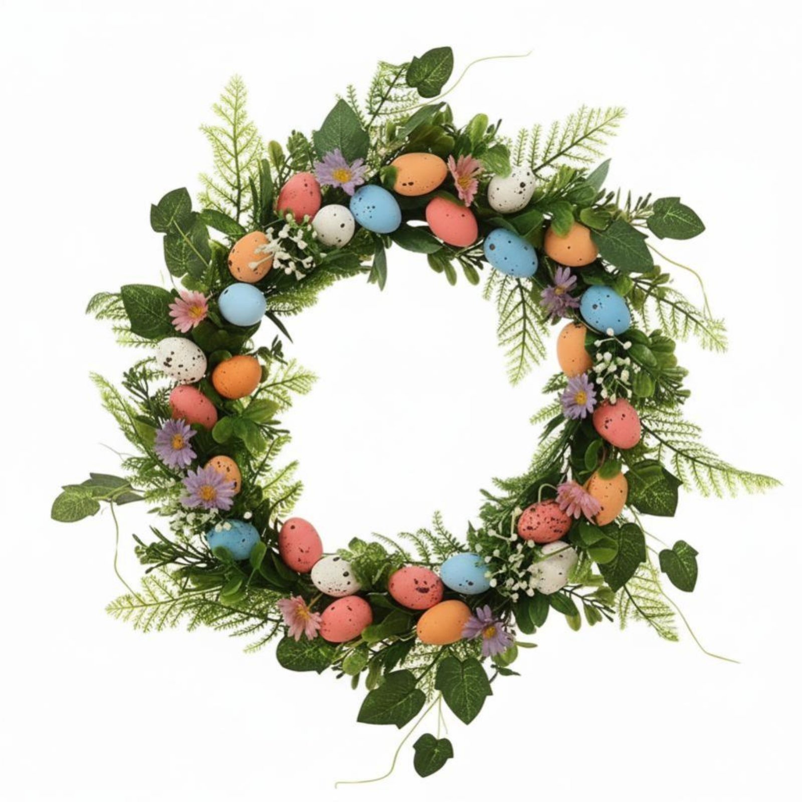 Easter Oval Floral Wreath