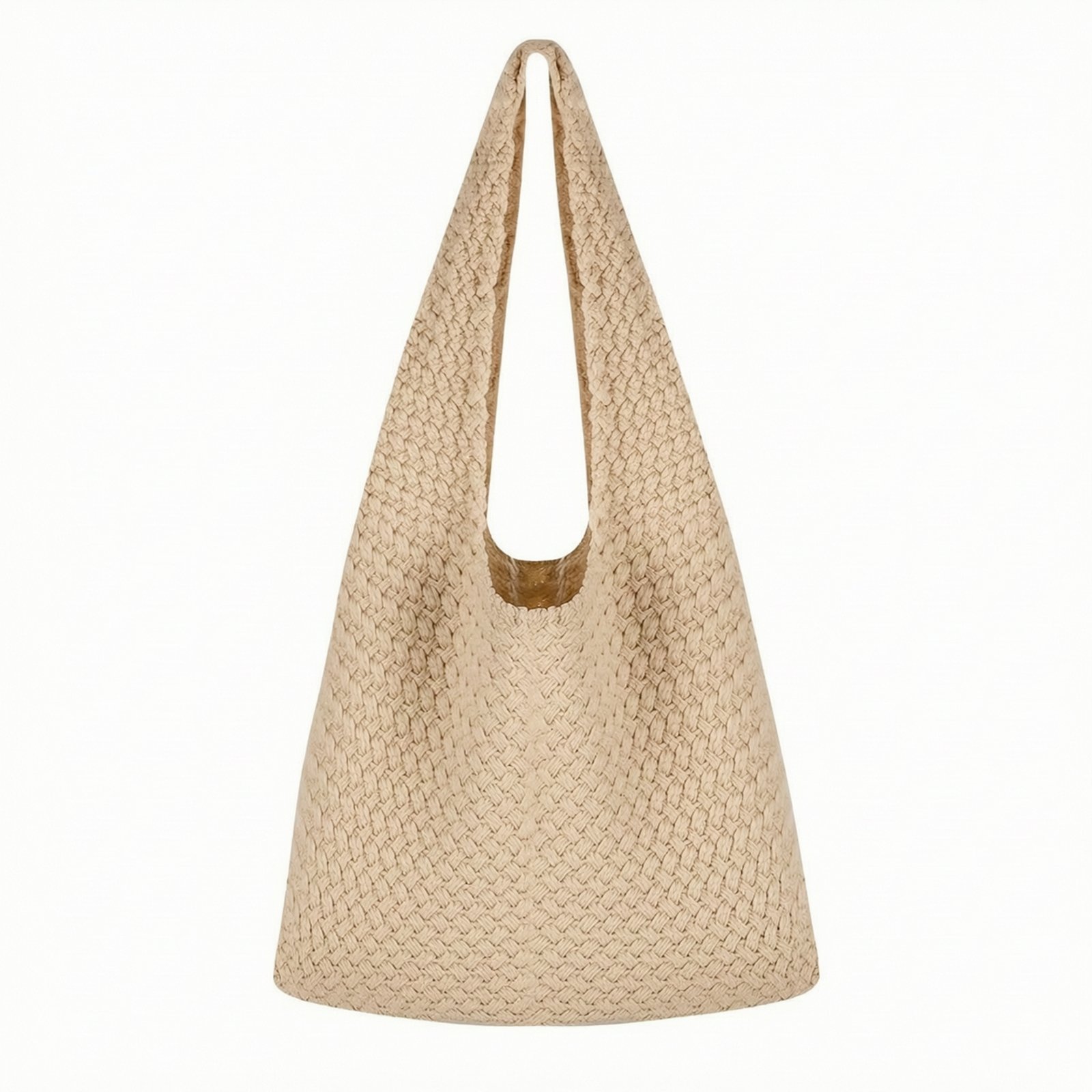 Knitted Woven Tote Bag
