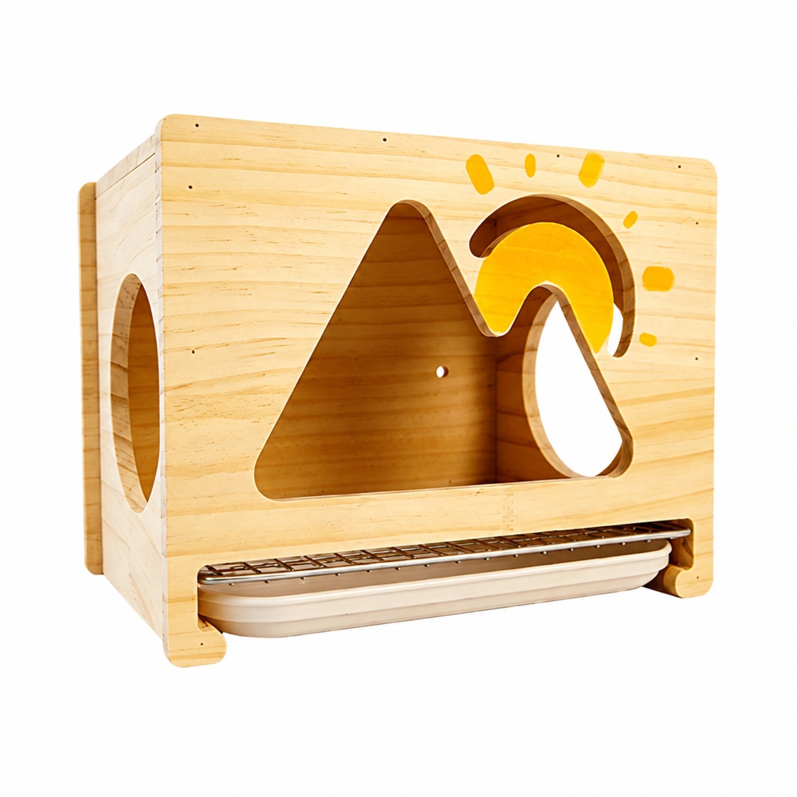 Wooden Parrot House