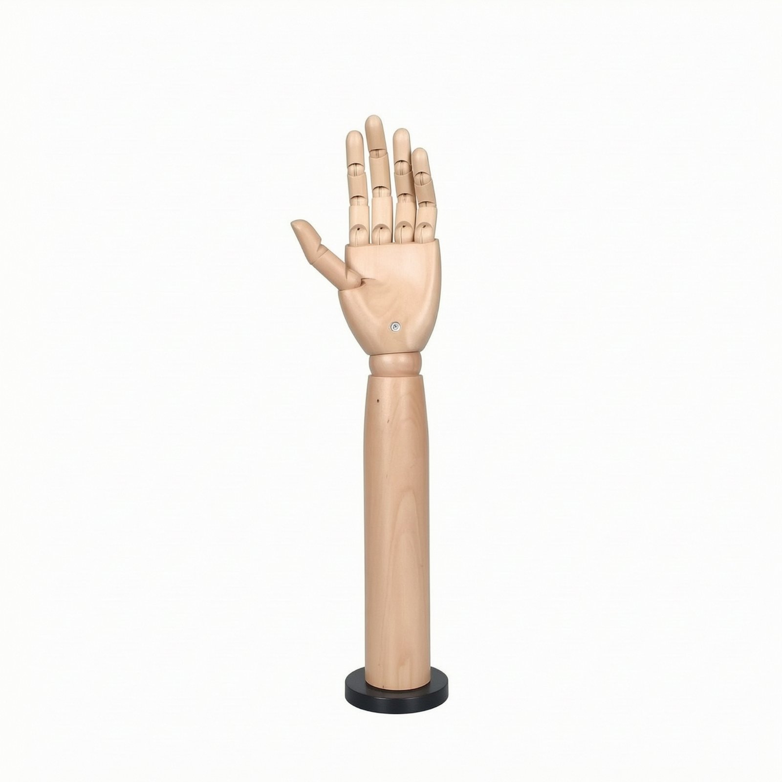 Wooden Hand Mannequin with Base