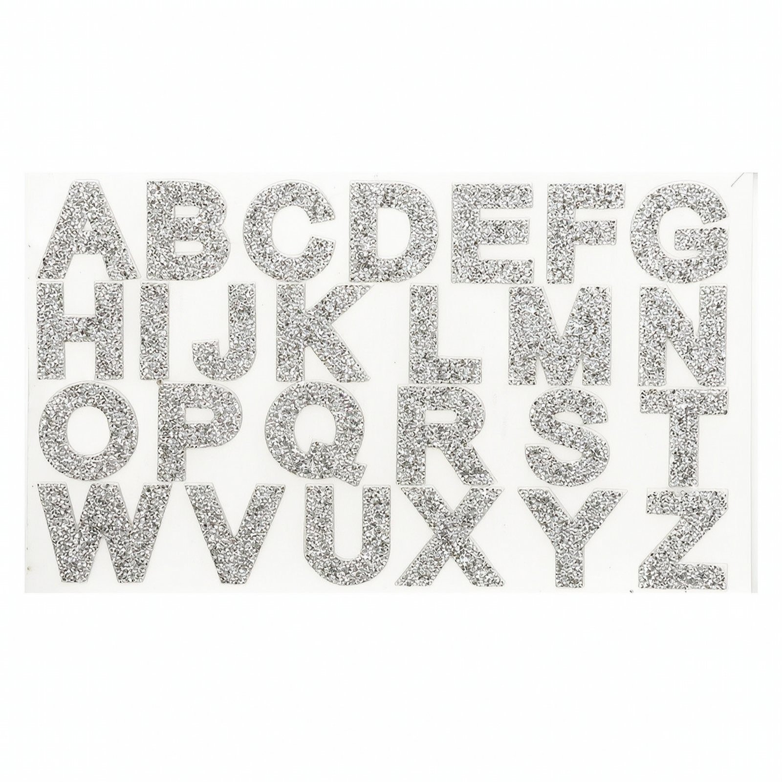 Alphabet Sticker Sheet Sparkling