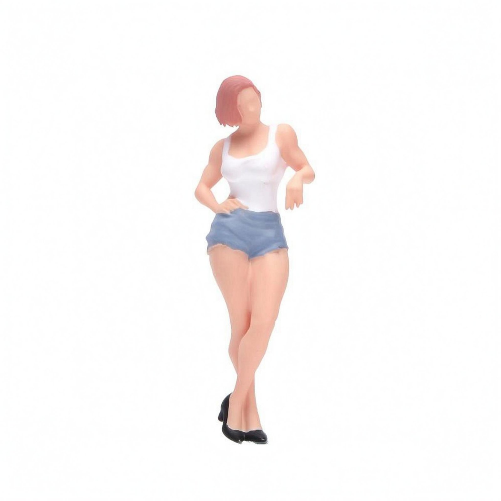Hand-Painted Resin Female Figurine
