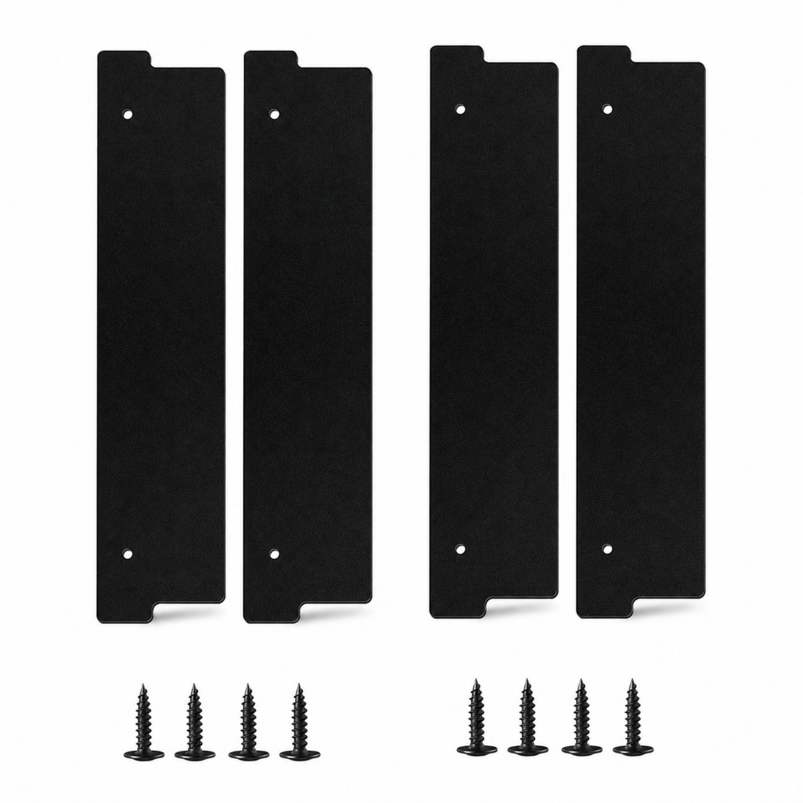 4-Piece Frosted Restroom Privacy Strip