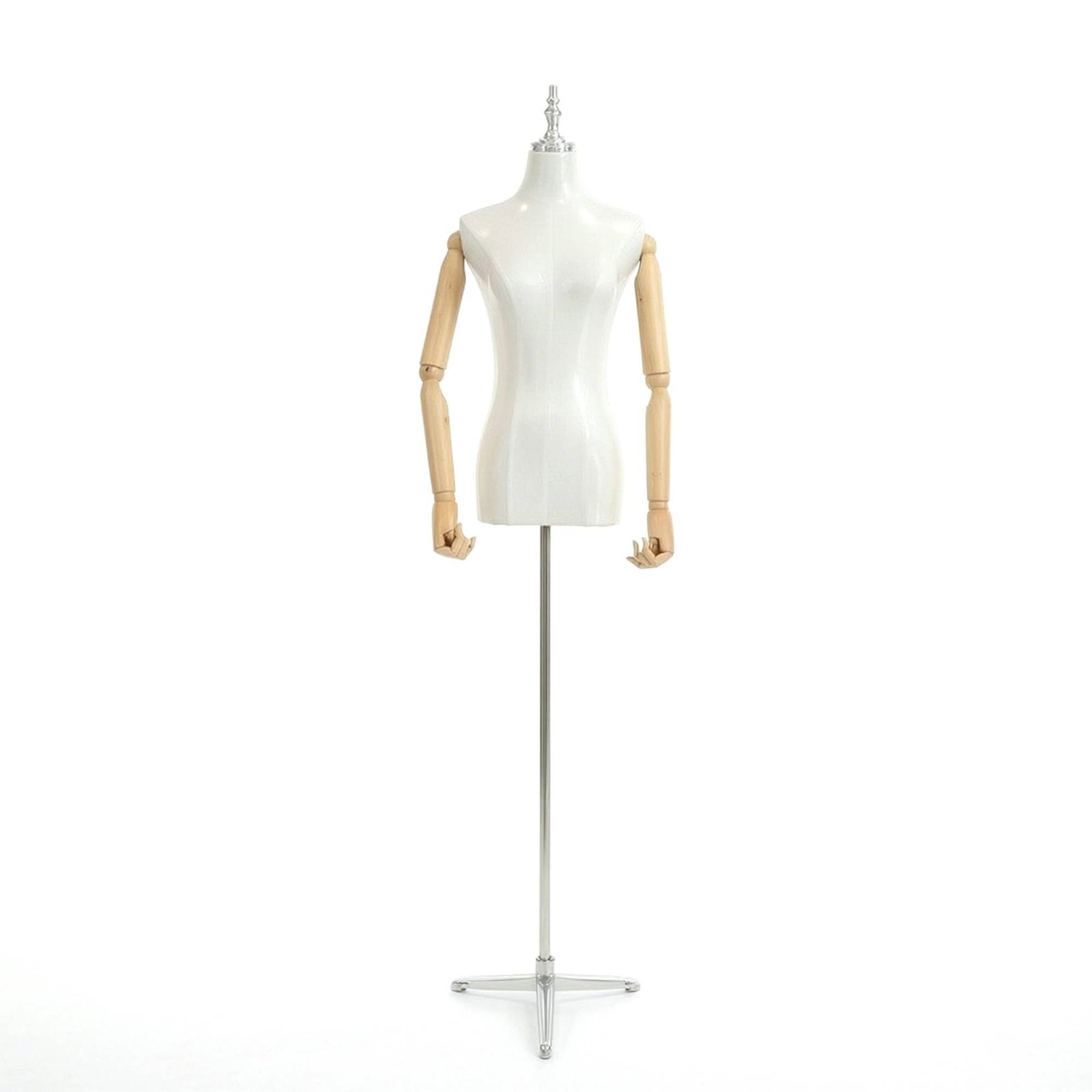 Glossy Female Mannequin Torso