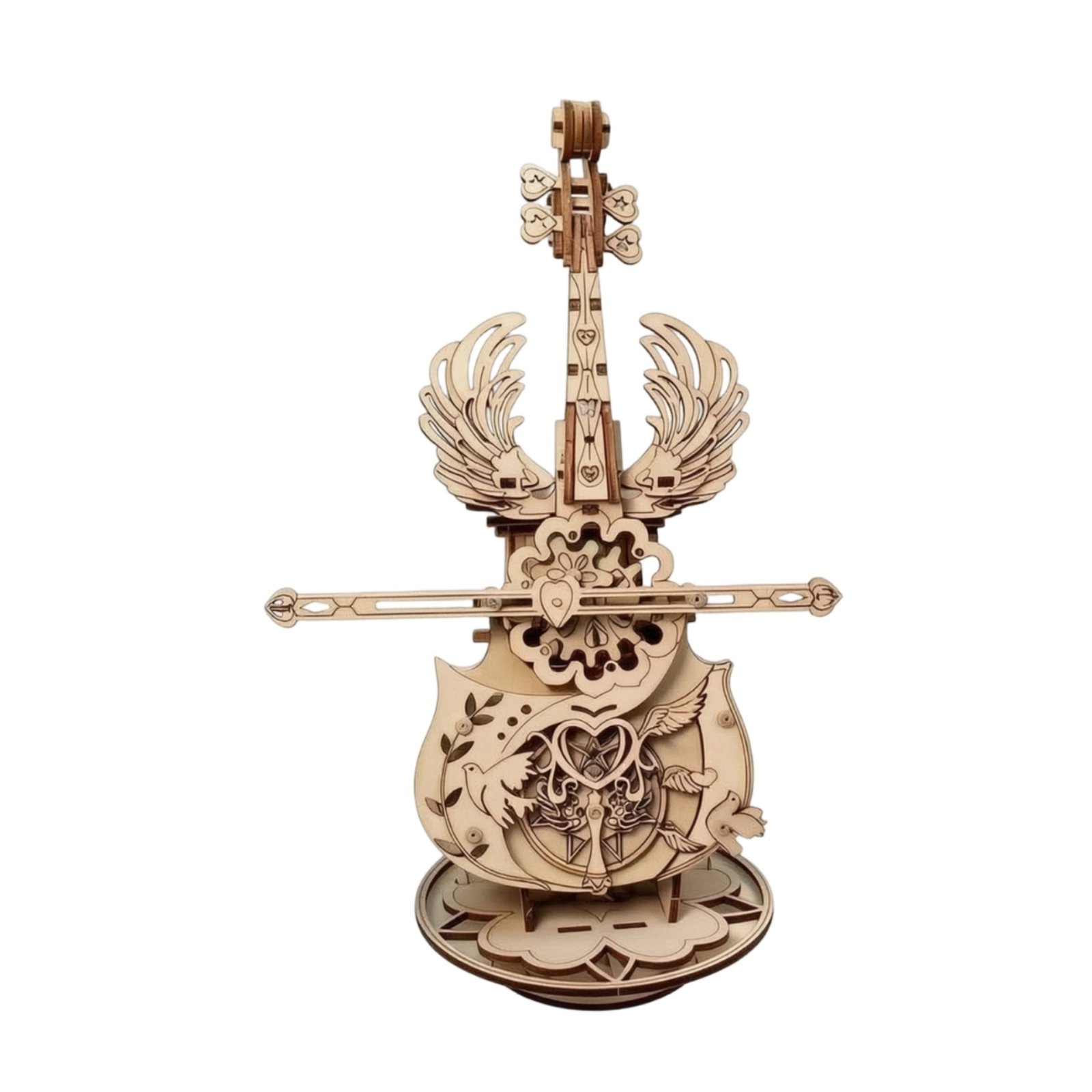 Violin Ornament Circular Base