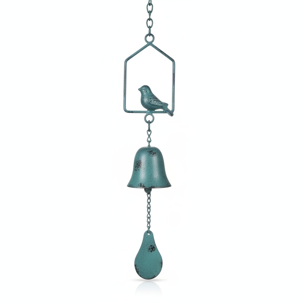 Cast Iron Bird Wind Chime