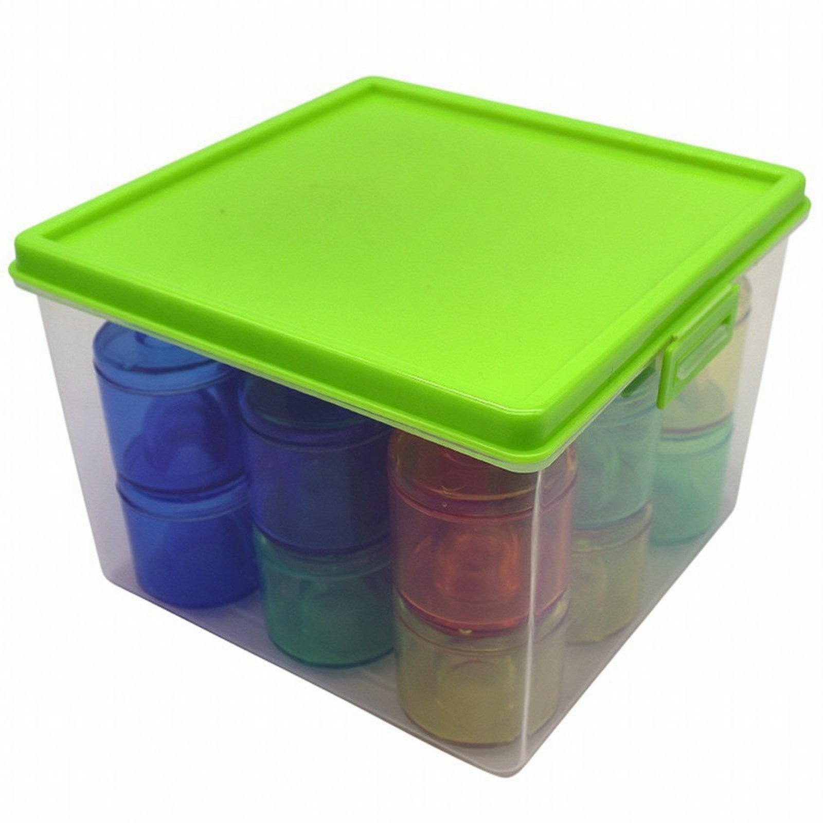 18-Piece Stackable Peg Box Toy
