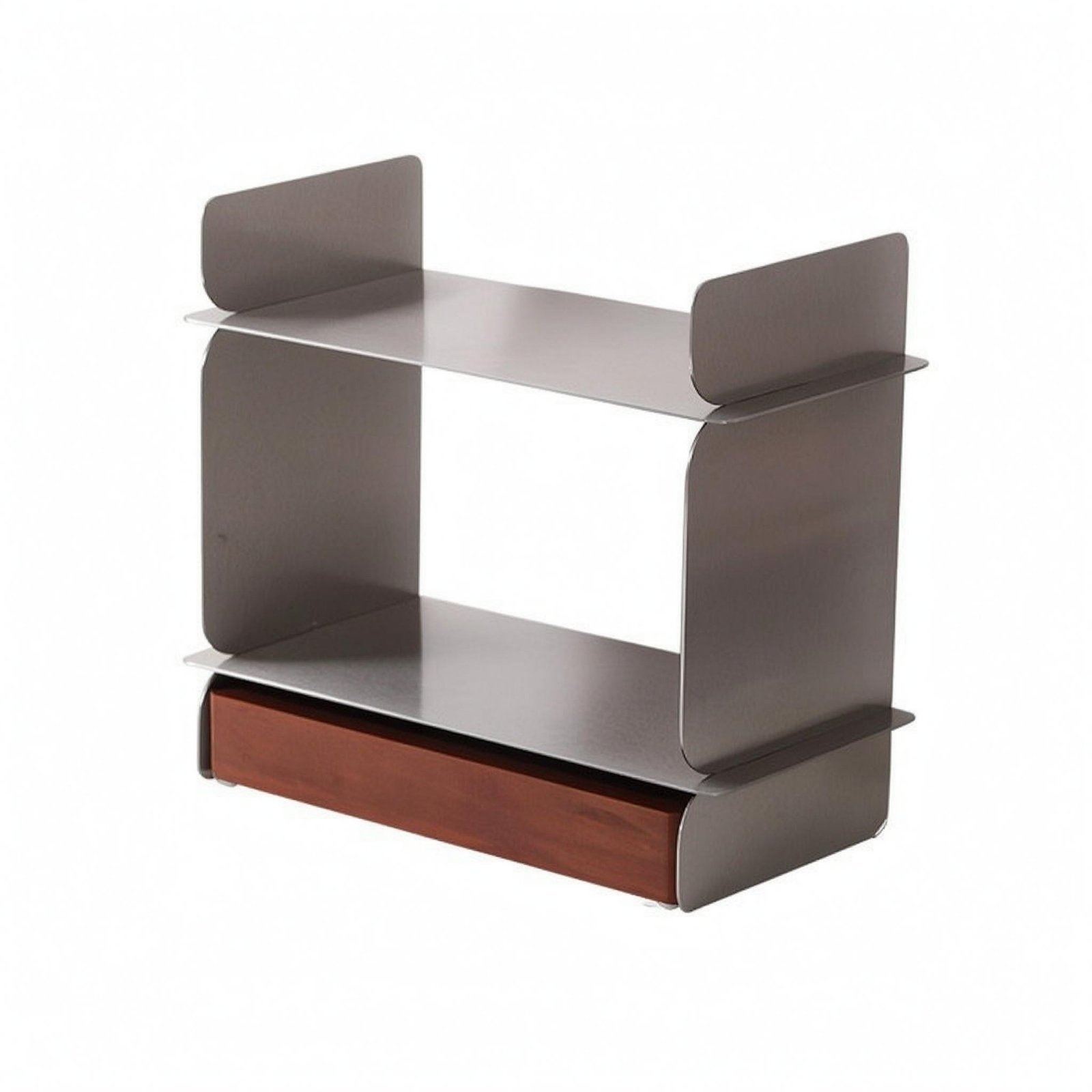 Brushed Steel Drawer Display Rack