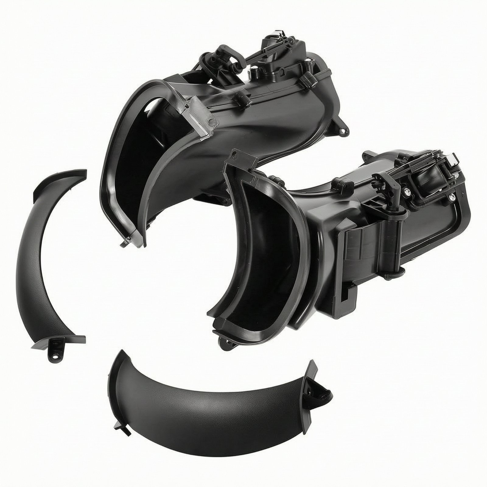 Motorcycle Fairing with Headlight Cover