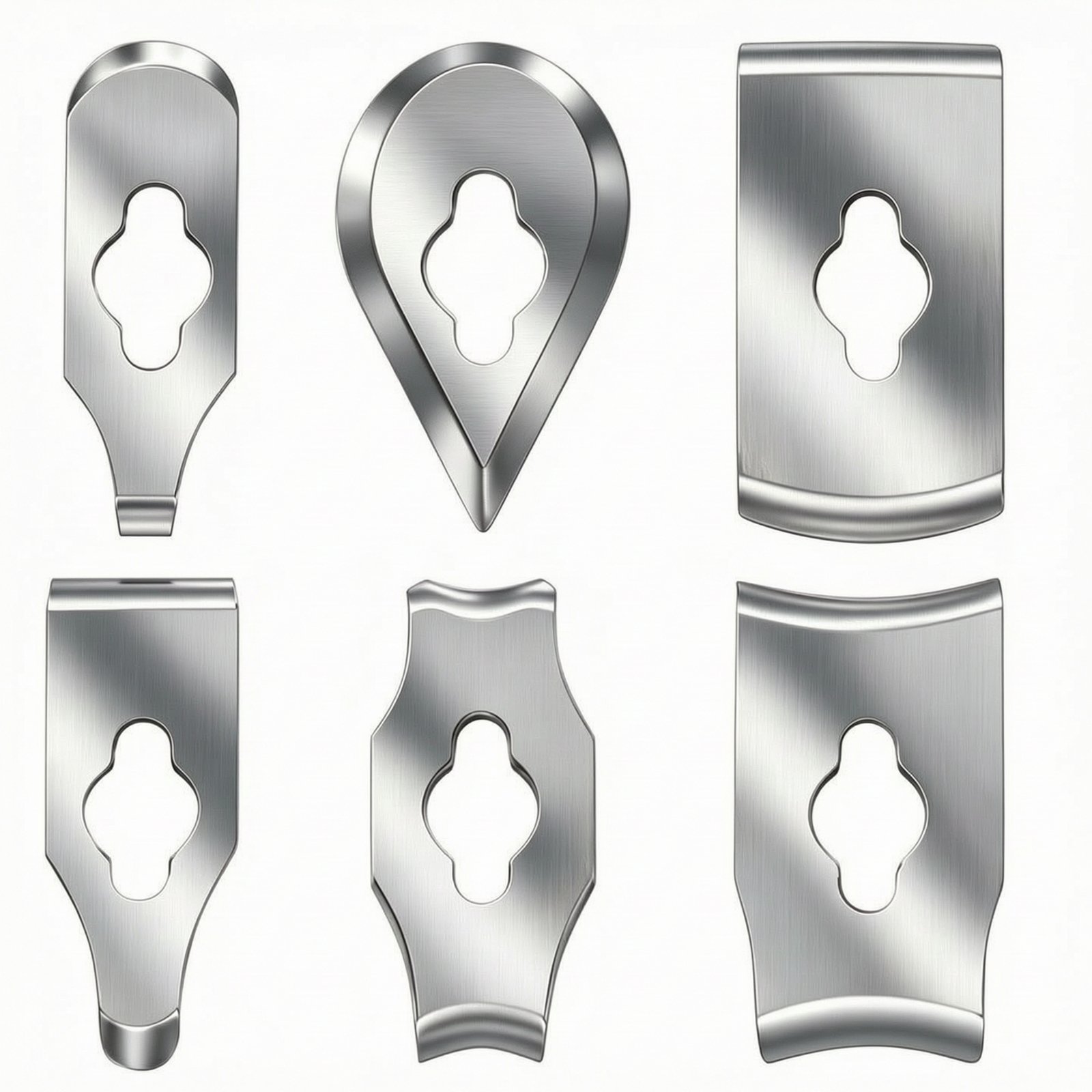 6-Piece Stainless Steel Molding Edges