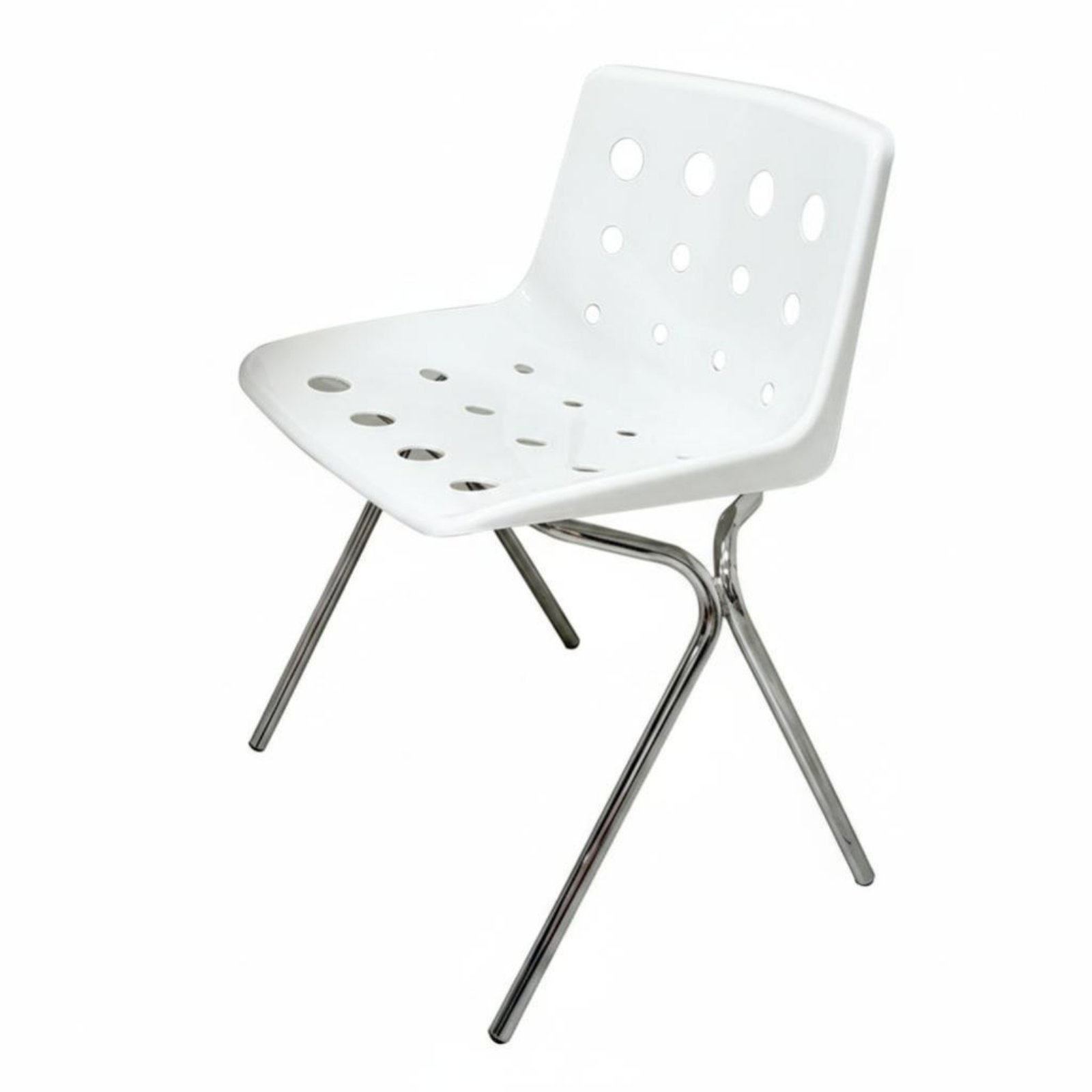 Perforated Backrest Chair