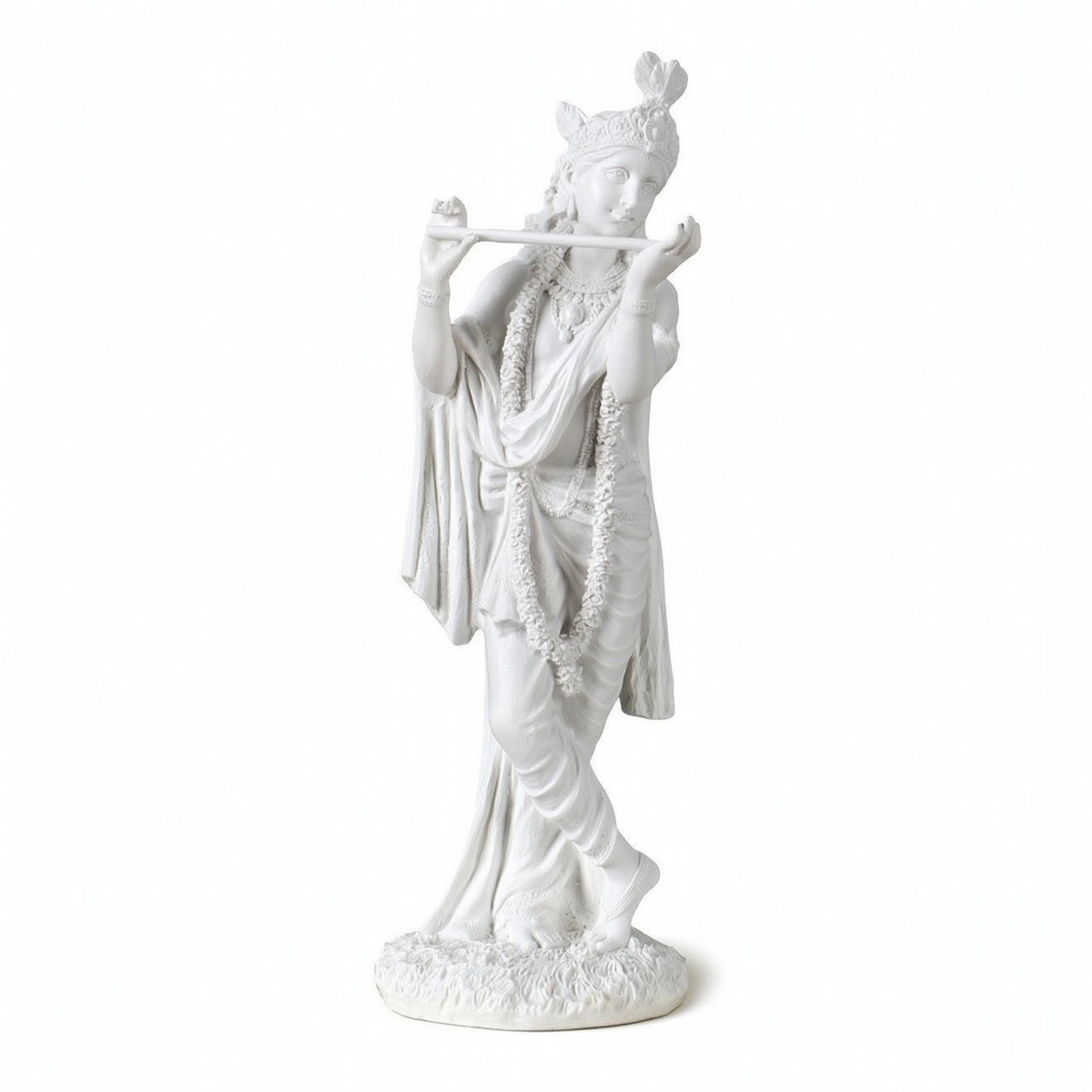 God Statue with Wind Instrument