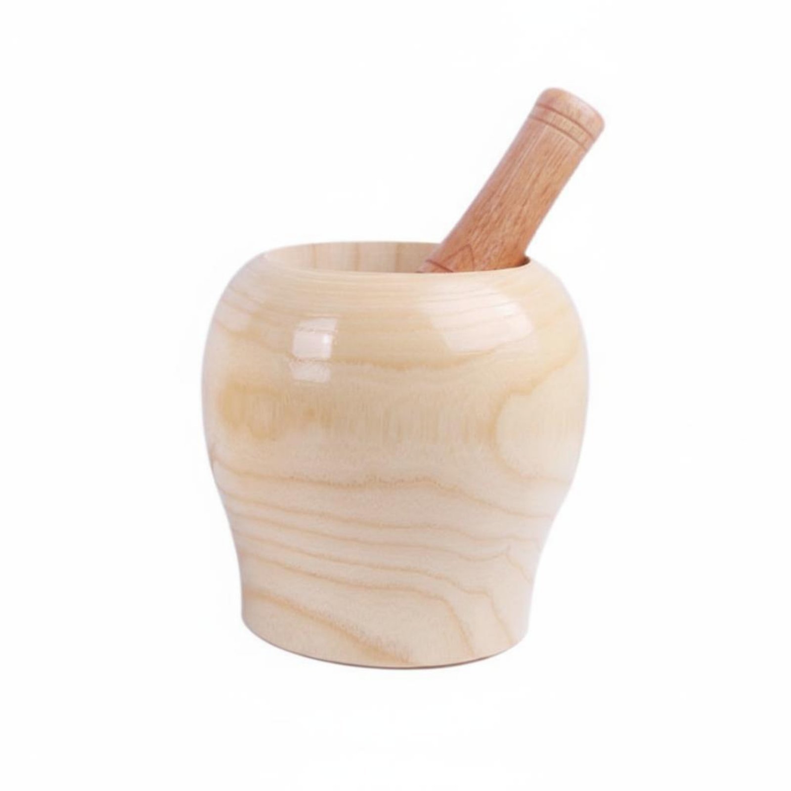 Solid Wood Garlic Crusher