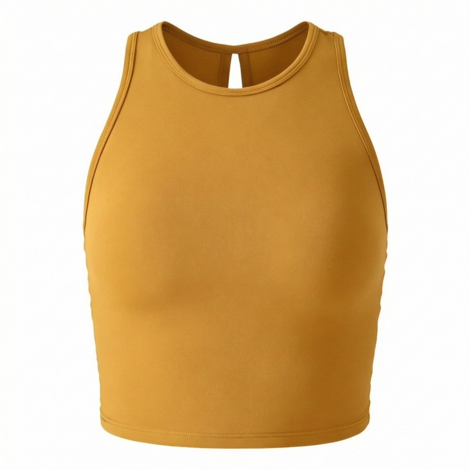 Women's Athletic Short Top with Built-In Bra