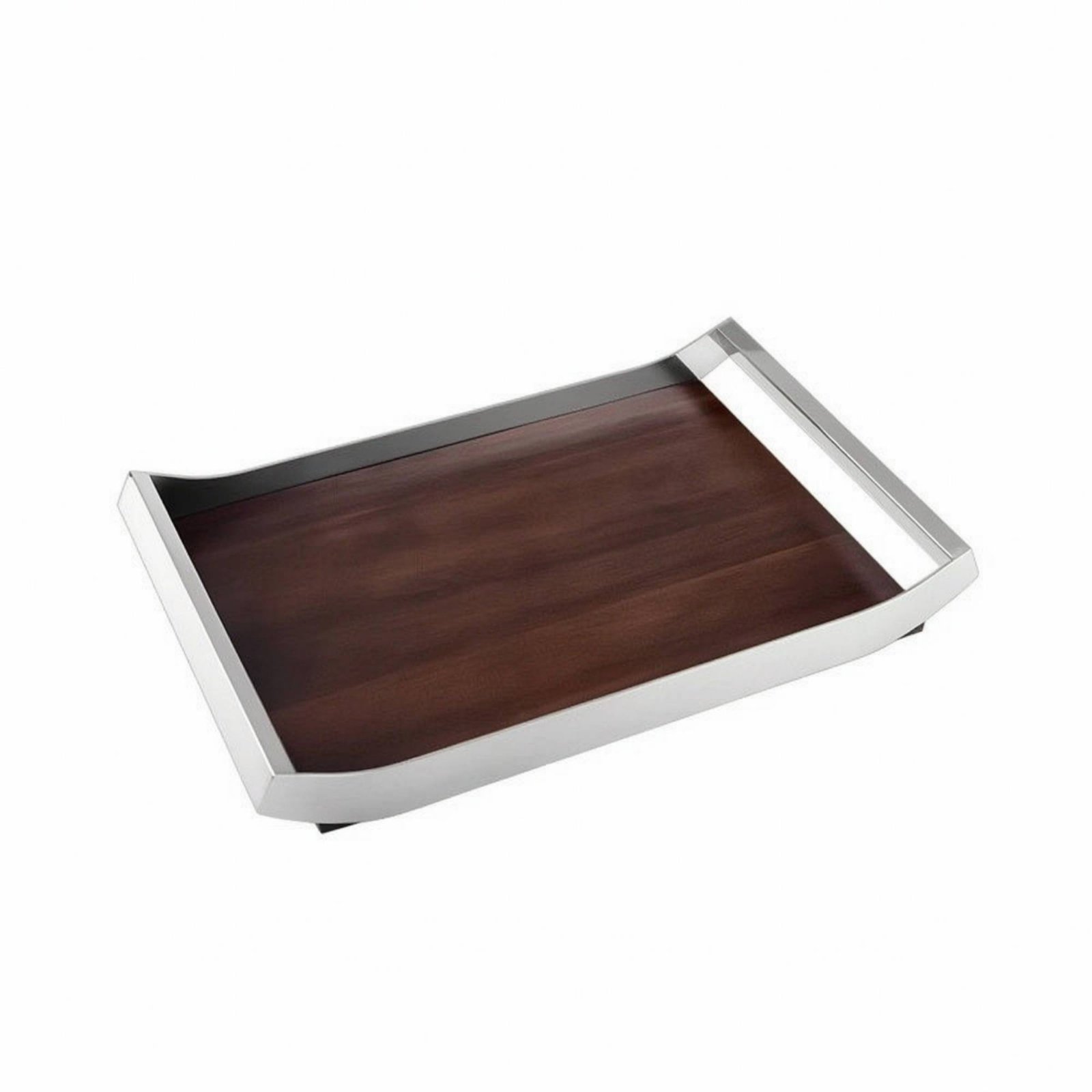 Wood and Metal Tray