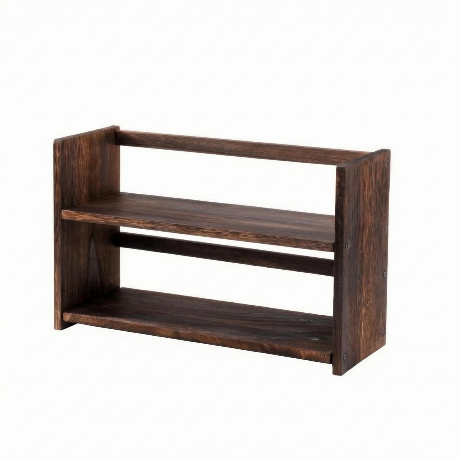Two-Tier Wooden Display Rack