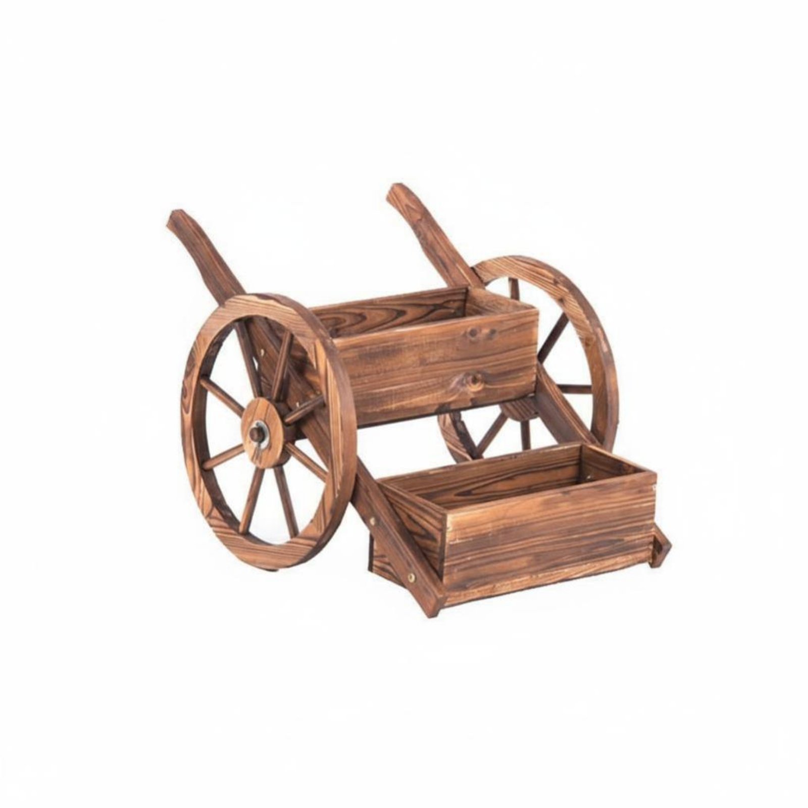Wooden Flower Cart