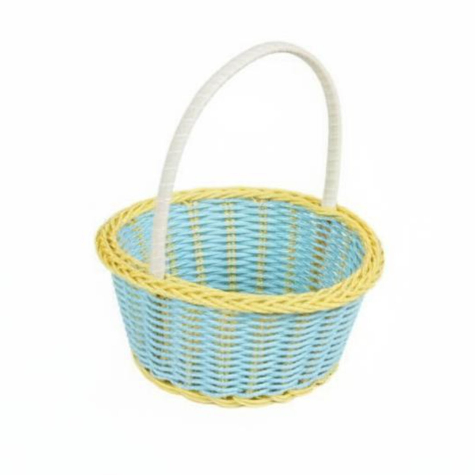Woven Storage Basket – Yellow Blue, Size S