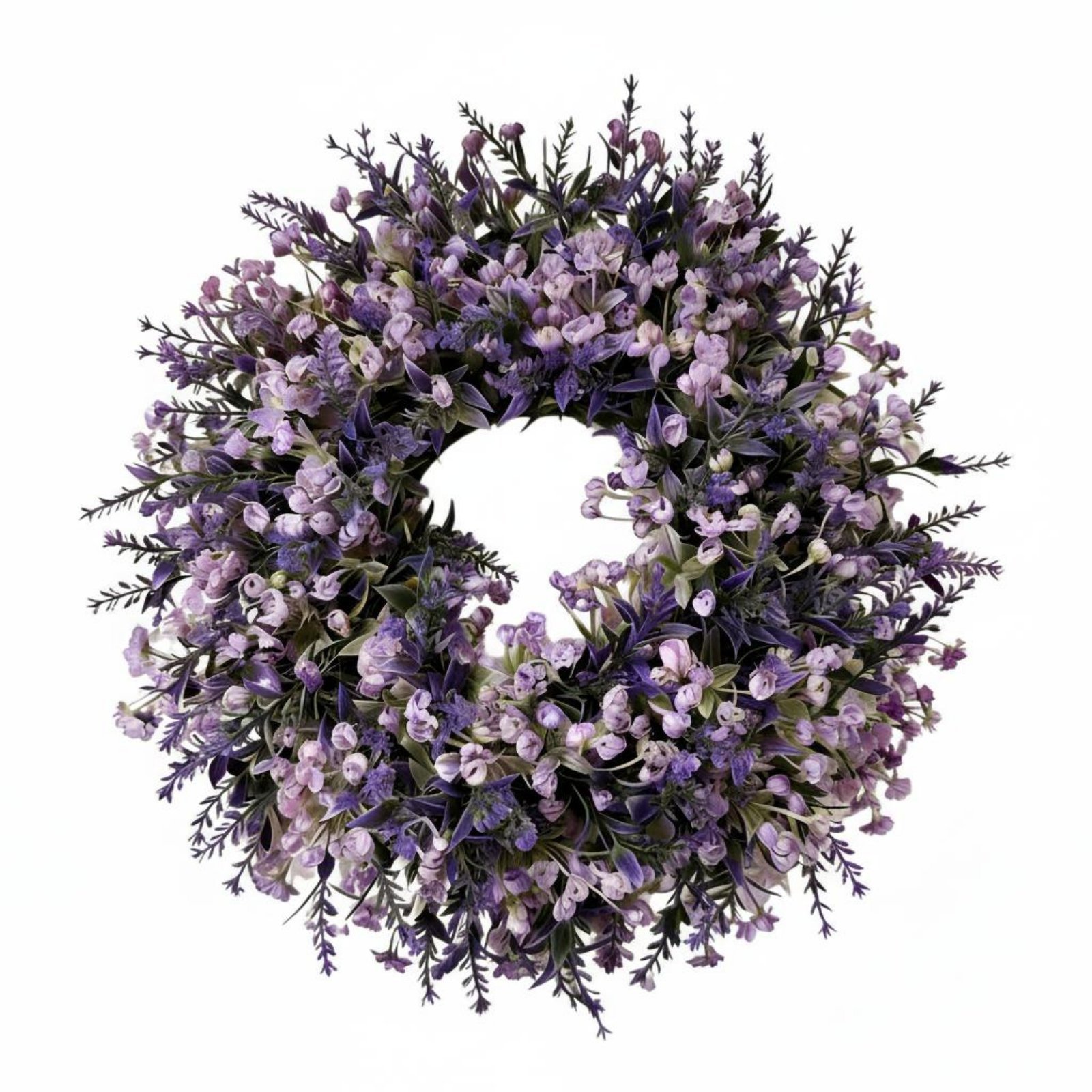 Artificial Floral Wreath – Lavender