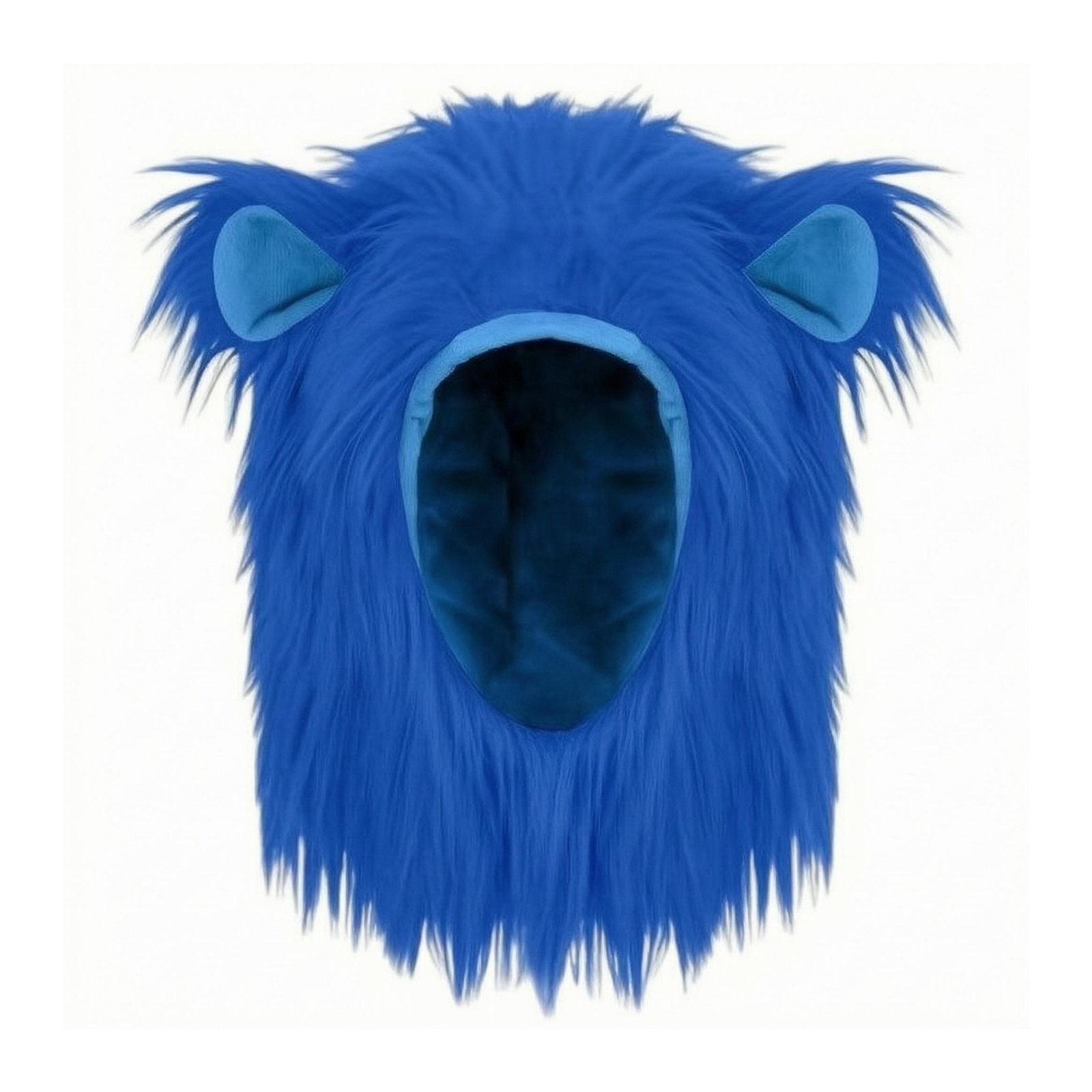 Faux Hair Pointed Hood