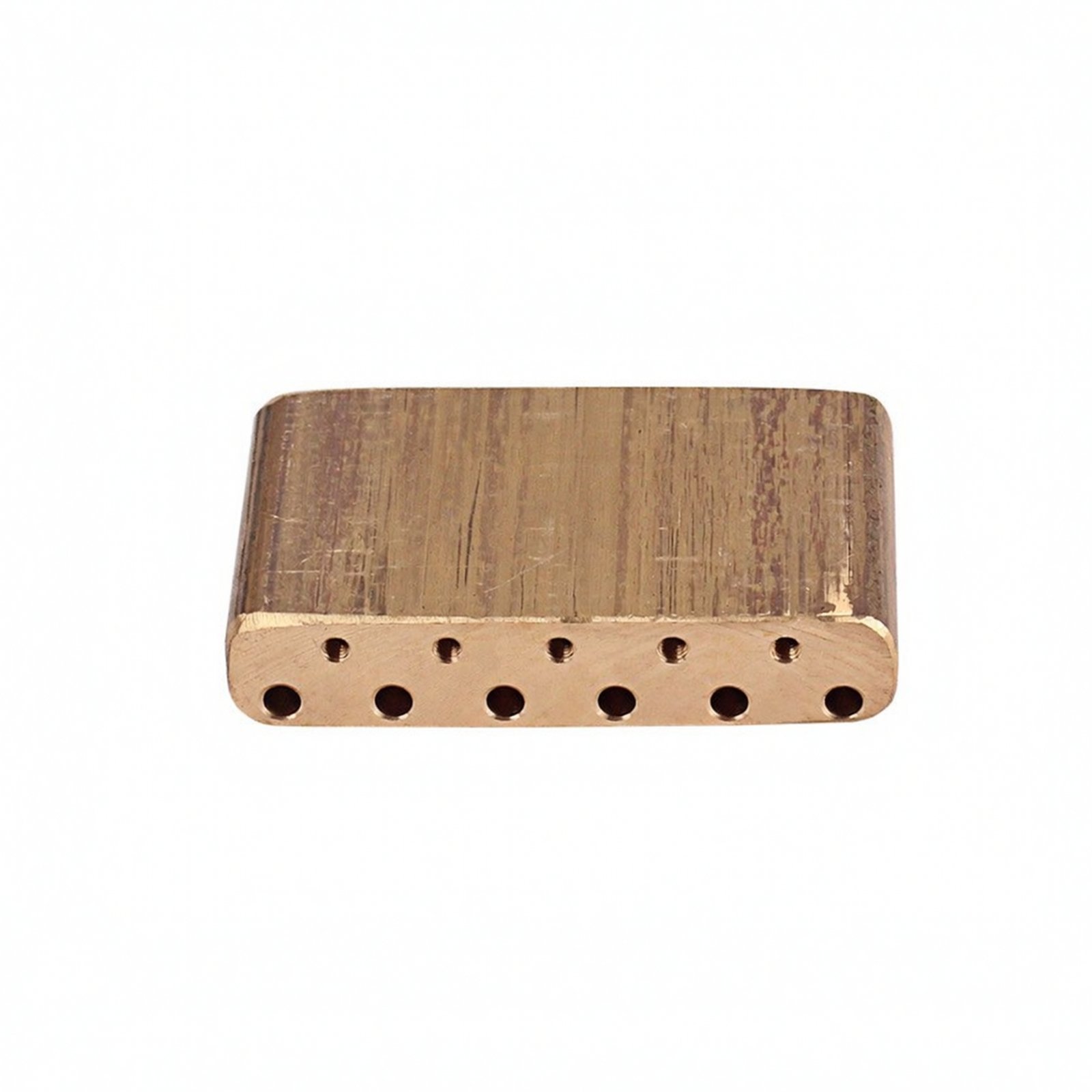 Brass Guitar Bridge Block