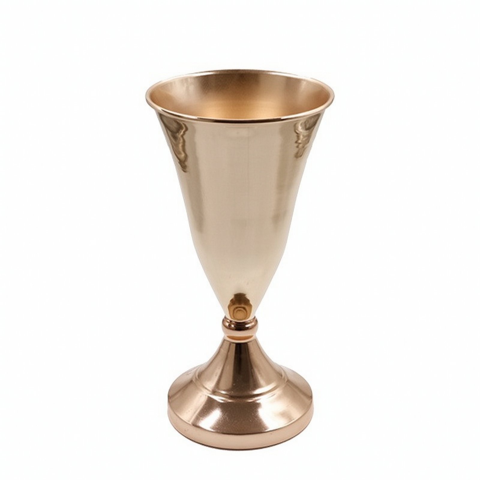 Pedestal Vase Gold Electroplated – 17x33x15cm