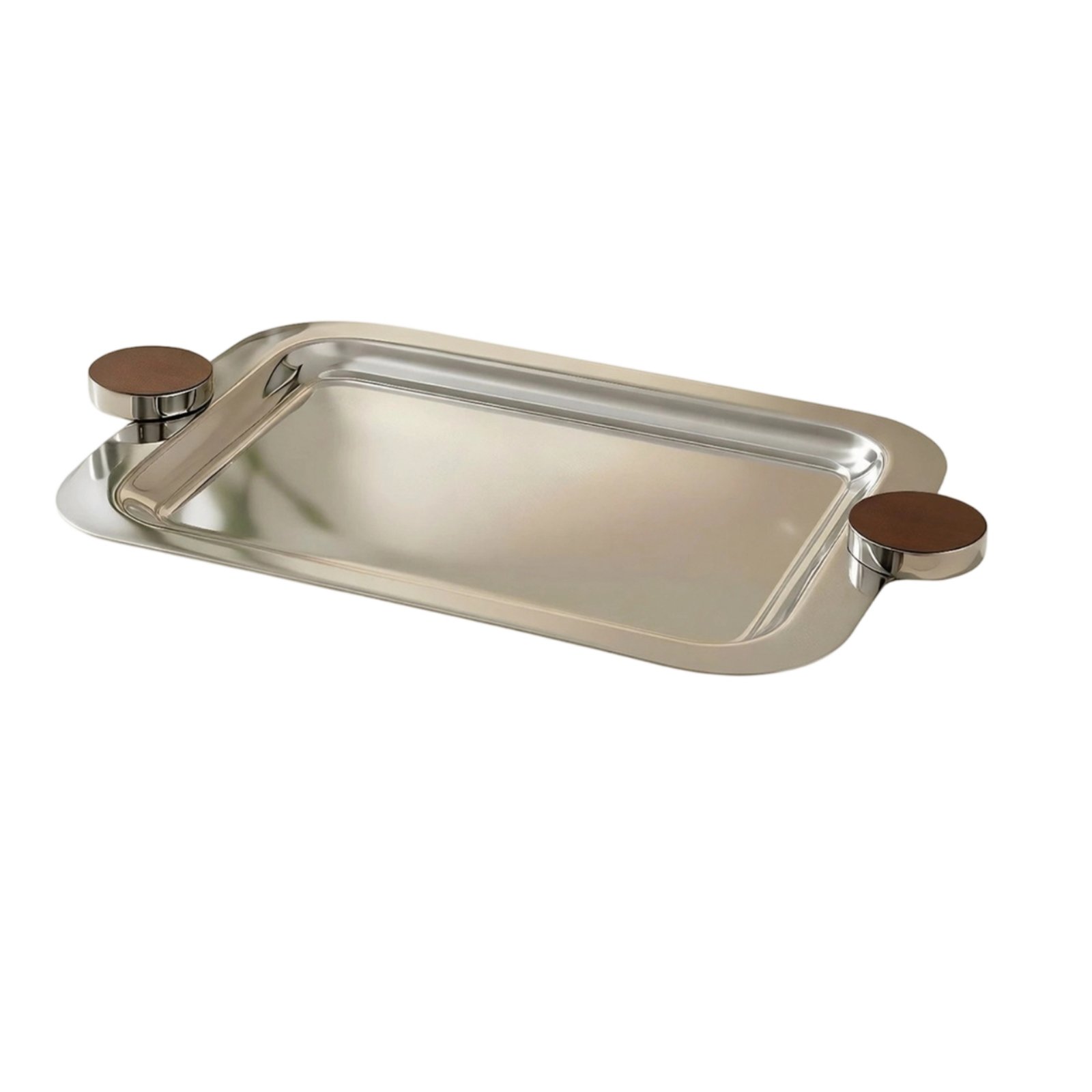 Stainless Steel Serving Tray with Handles – B-500-330-40