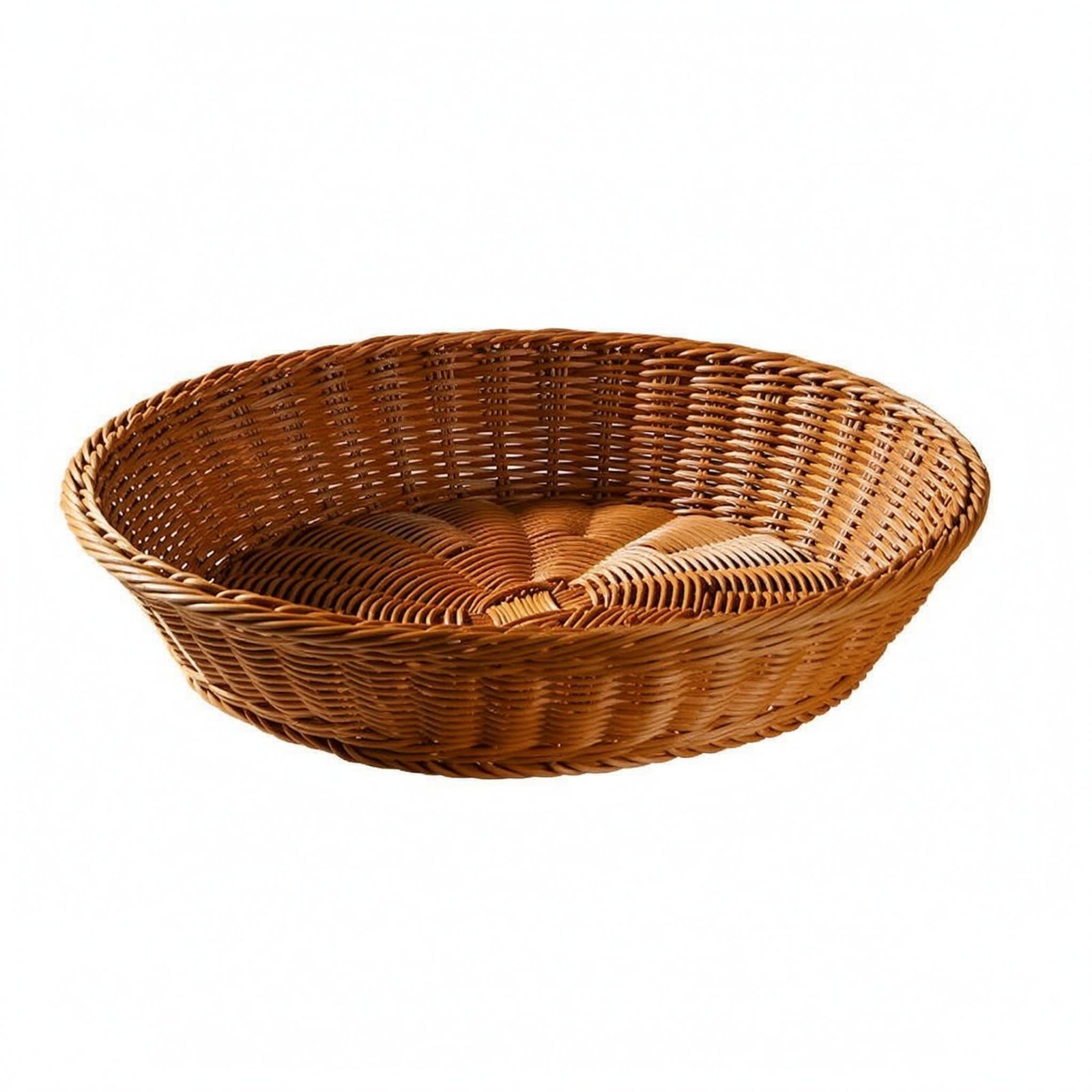 Shallow Fruit Basket Open Weave
