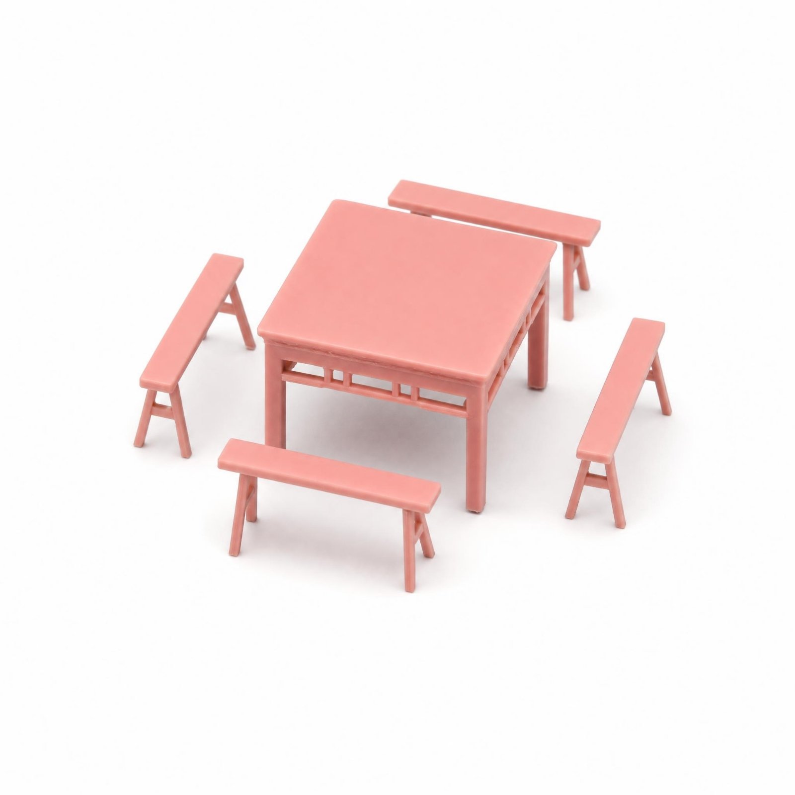 1/64 Scale Table and Stool Set