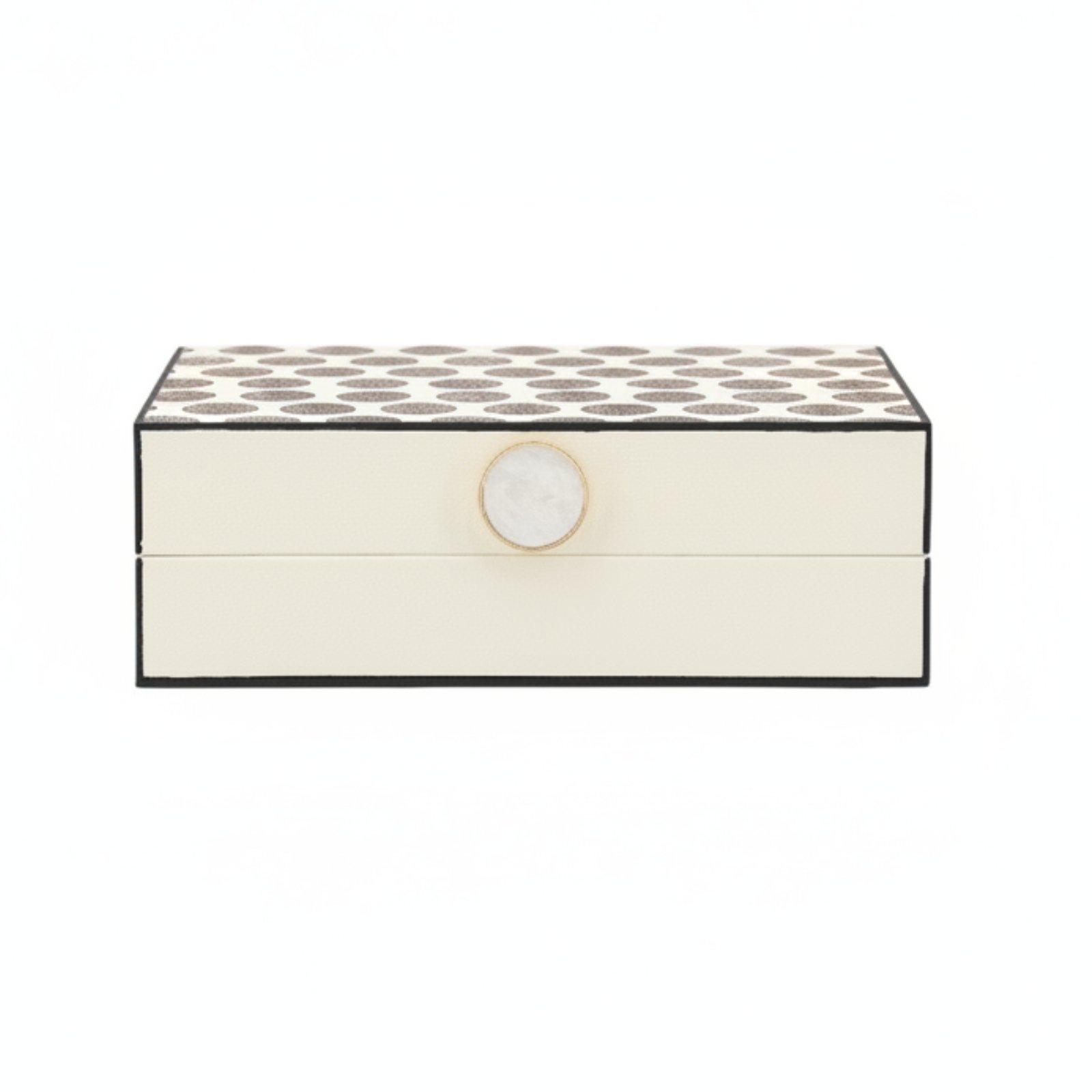 Cream Lidded Storage Box