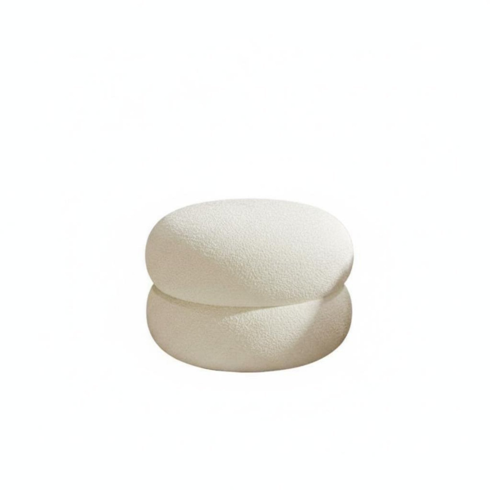 Two-Level Round Ottoman