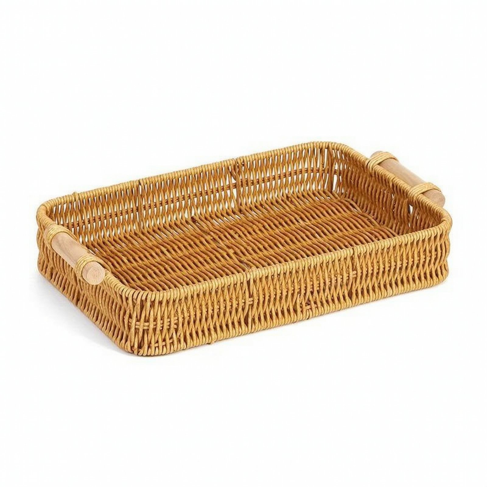 Rectangular Wicker Tray