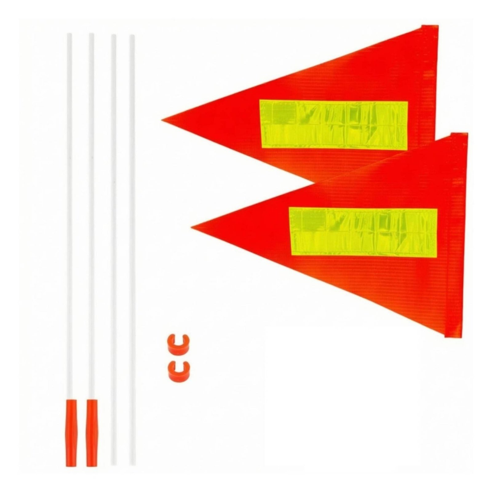 2-Piece Reflective Handheld Flag