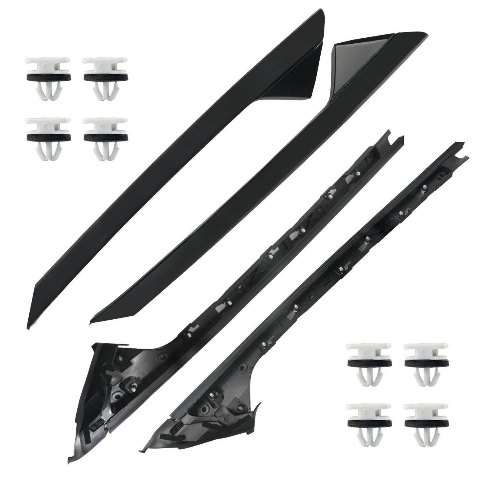 4-Piece Windshield Trim Cover Assembly