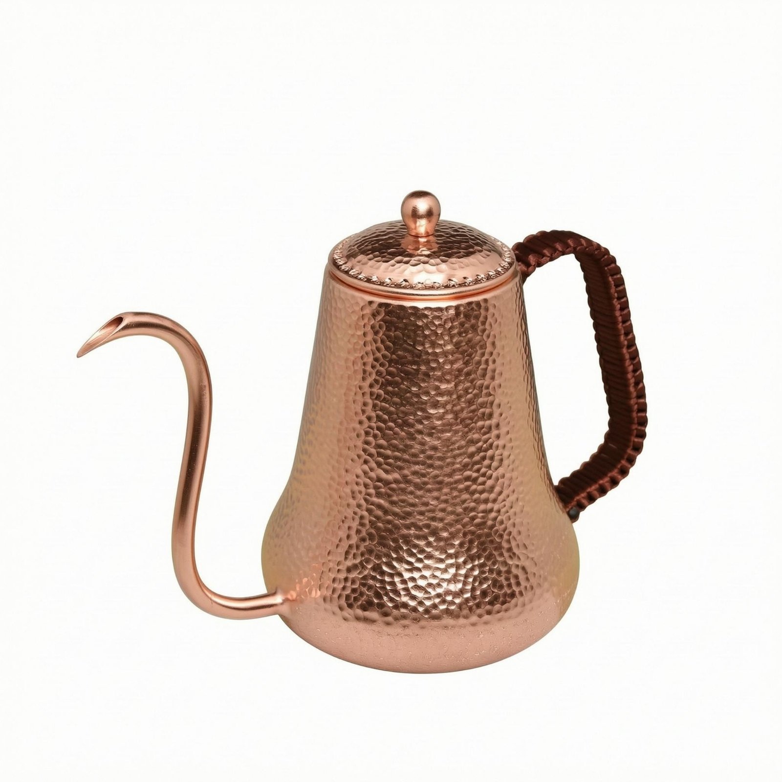 Copper Gooseneck Coffee Pot