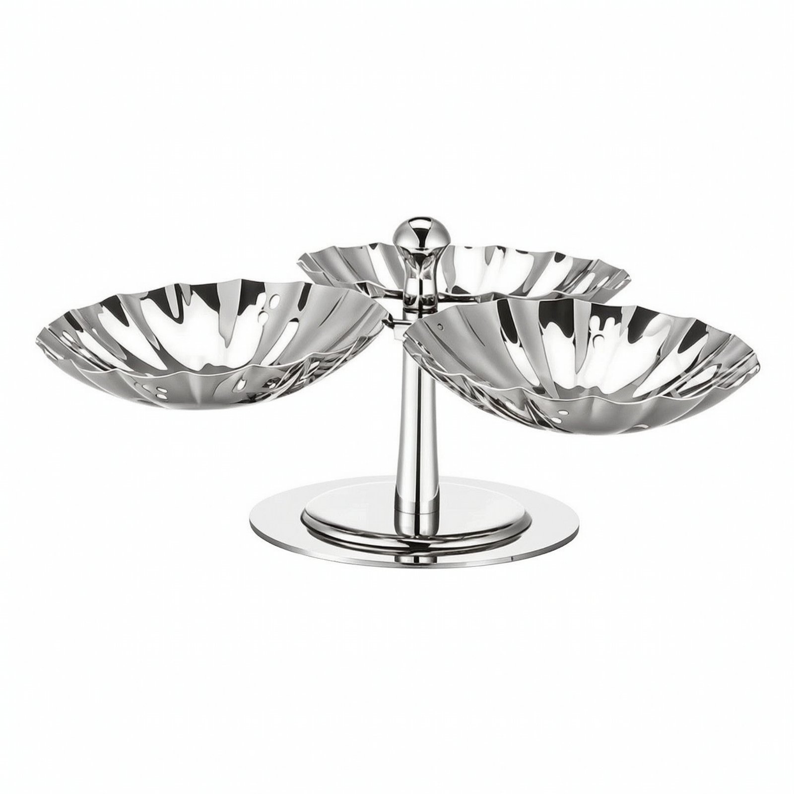 Rotating Dessert Stand – Daisy Cutout 3 Head