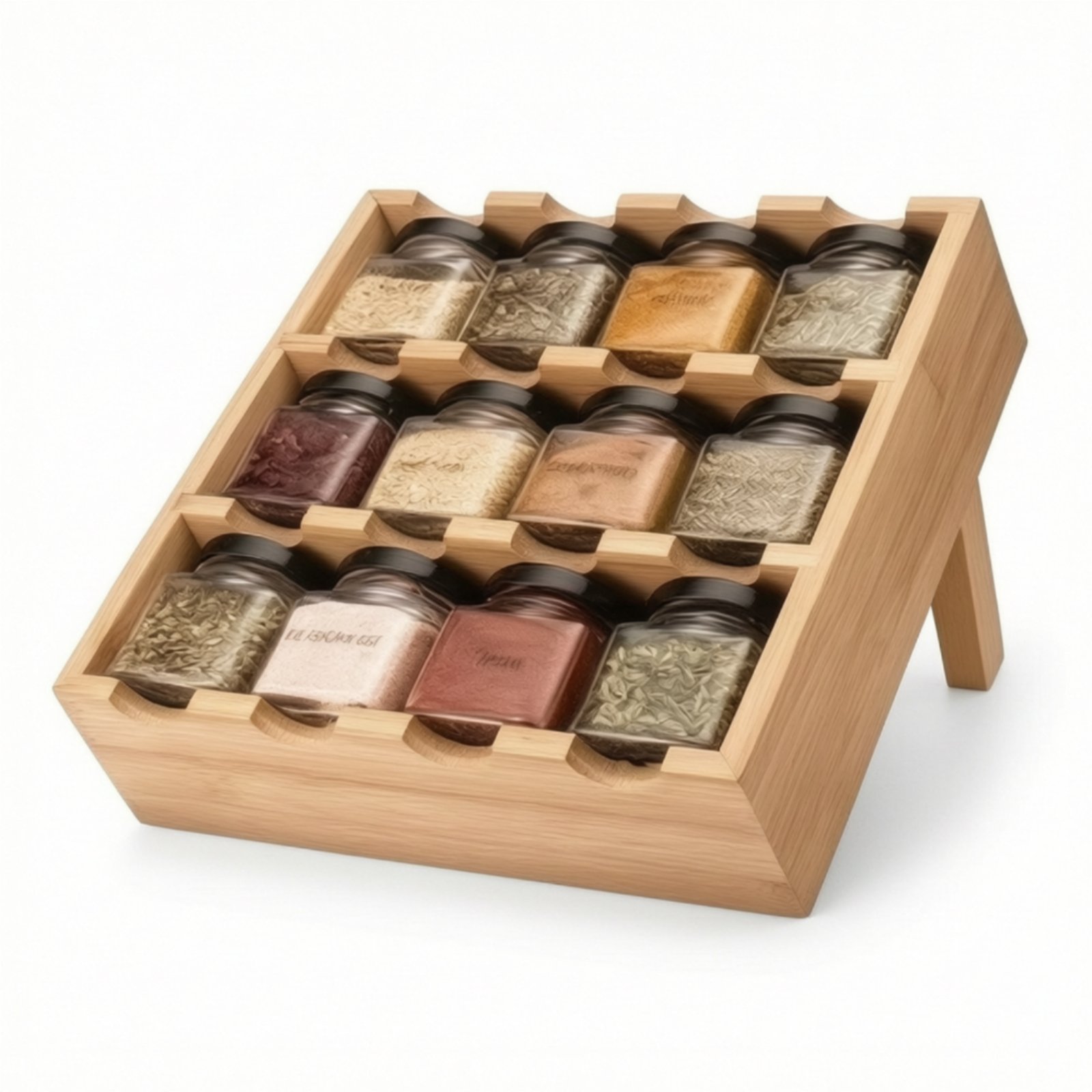 Multi-Tier Rack with 12 Compartments