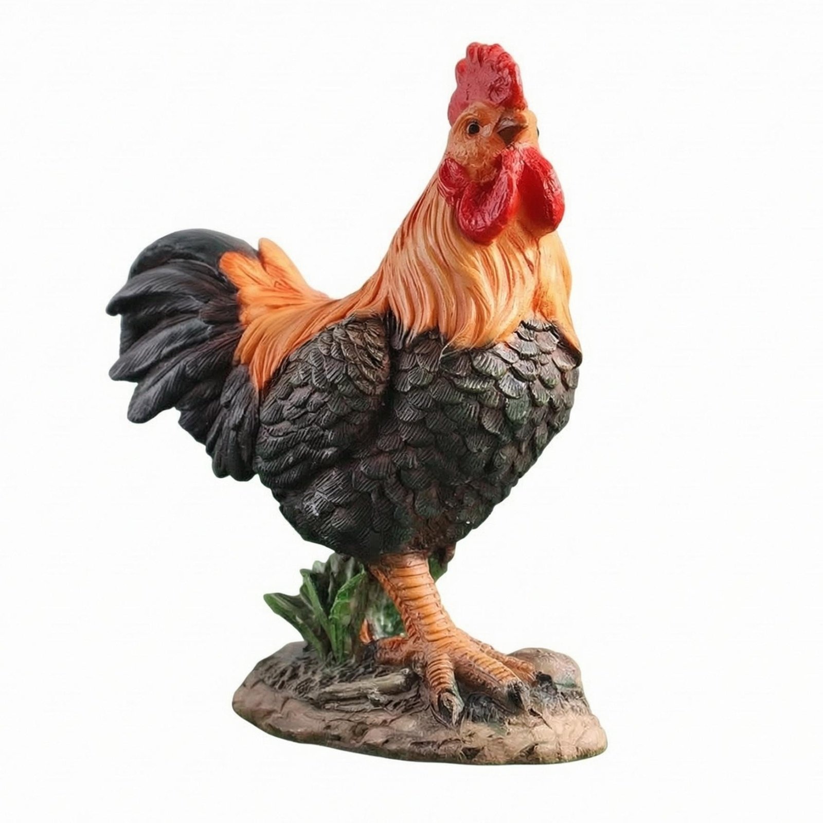 Resin Cockerel Statue – Bs39106