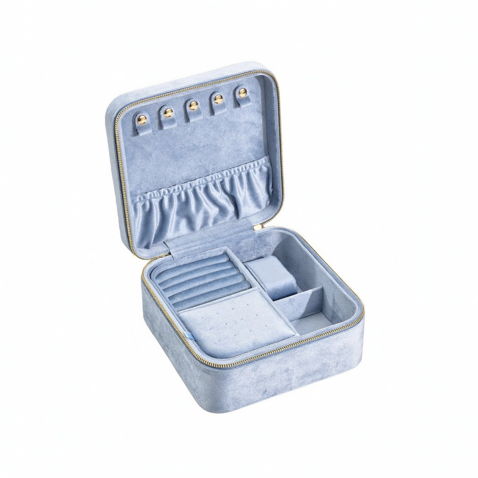 Jewelry Box Zipper Closure