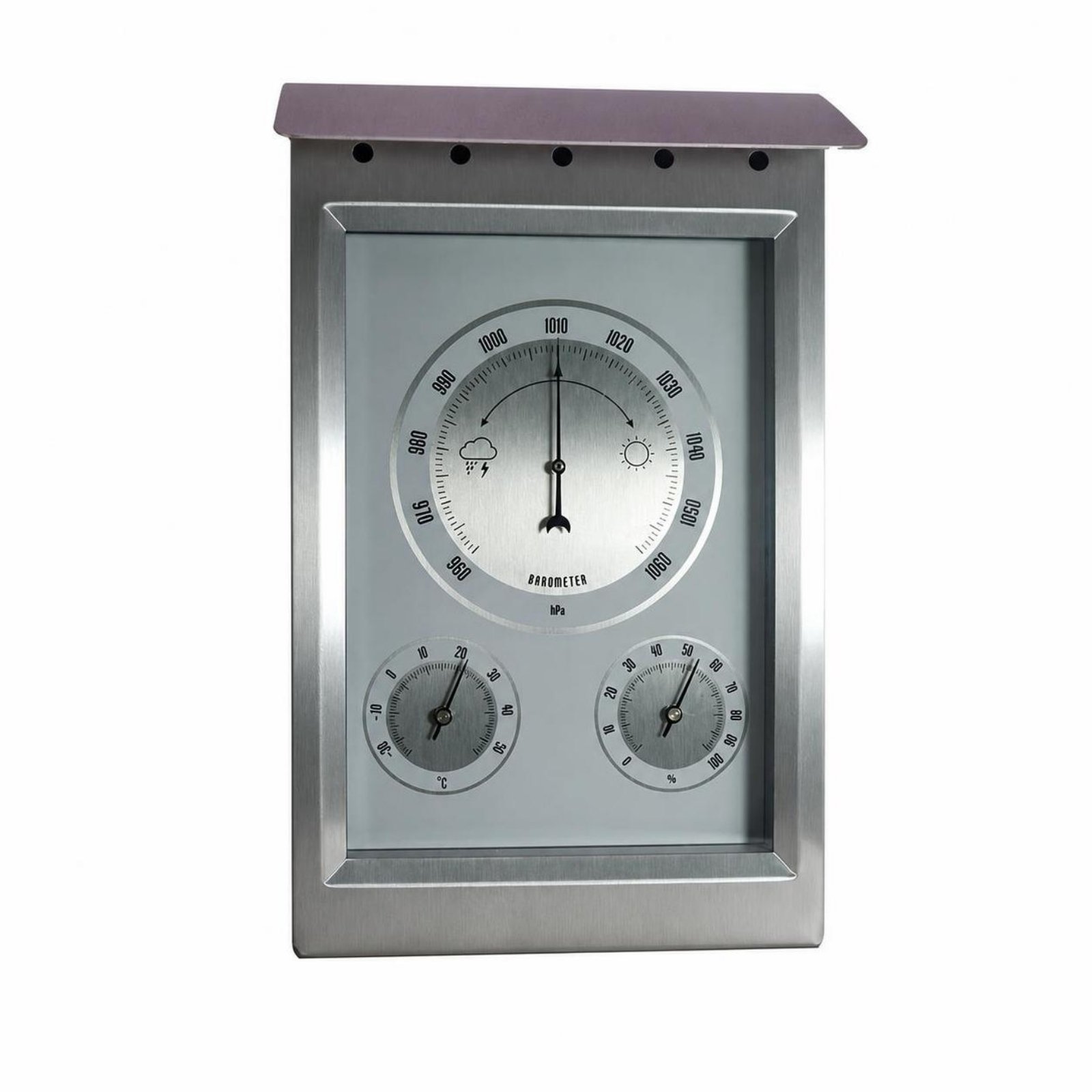 Brushed Metal Meteorological Station